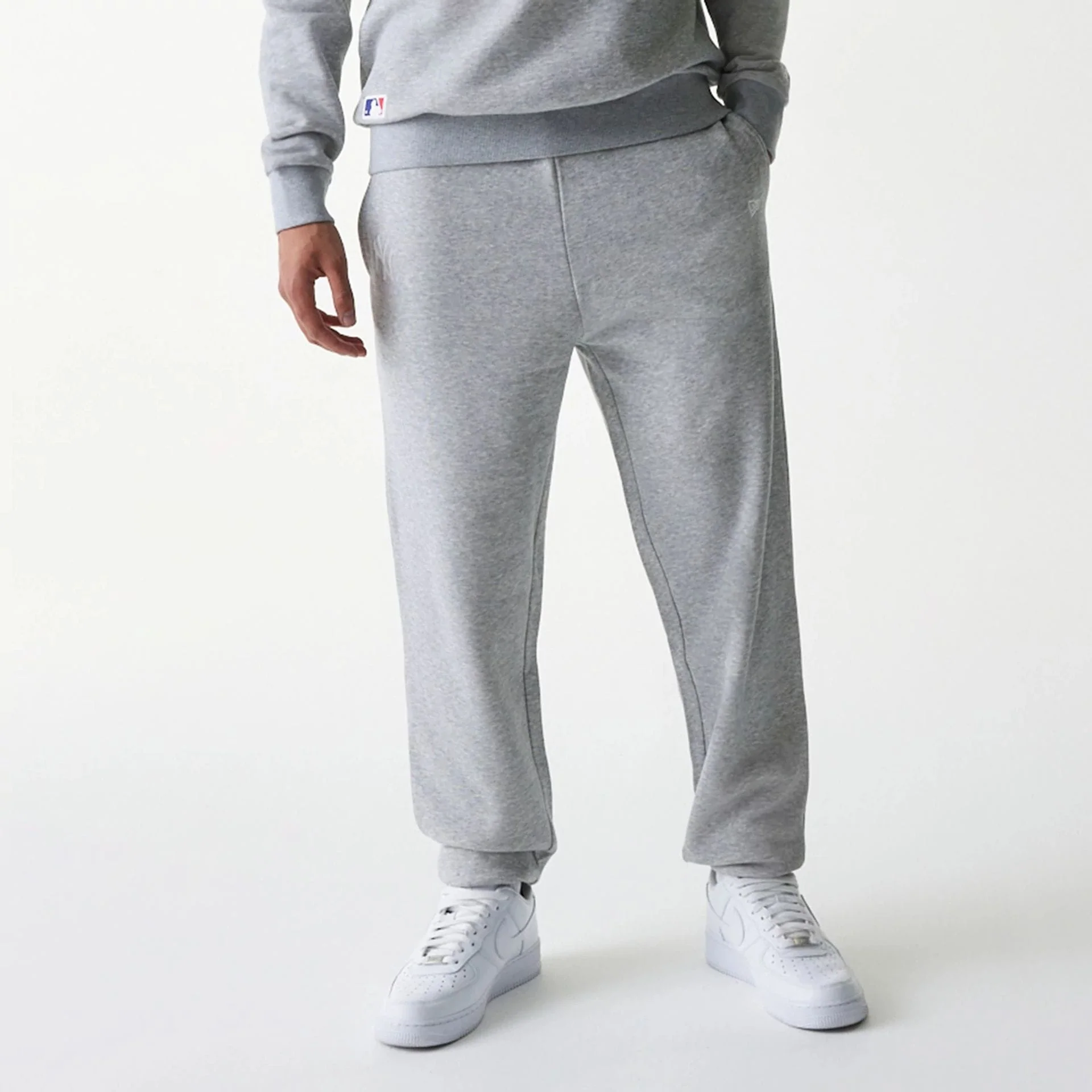 New York Yankees MLB League Essential Grey Joggers - Image 6
