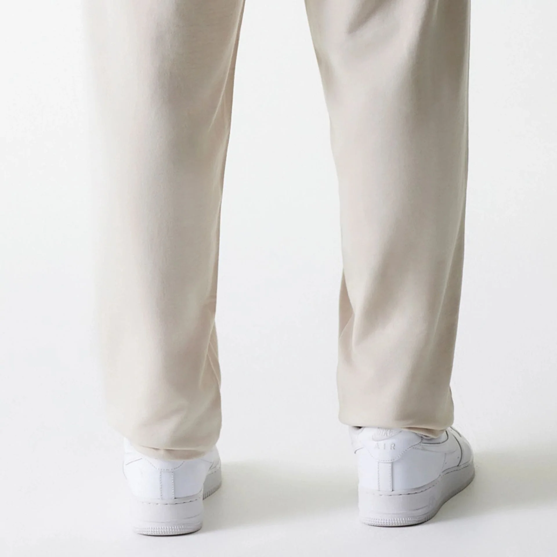 New York Yankees MLB League Essential Midi French Terry Cream Joggers - Image 7