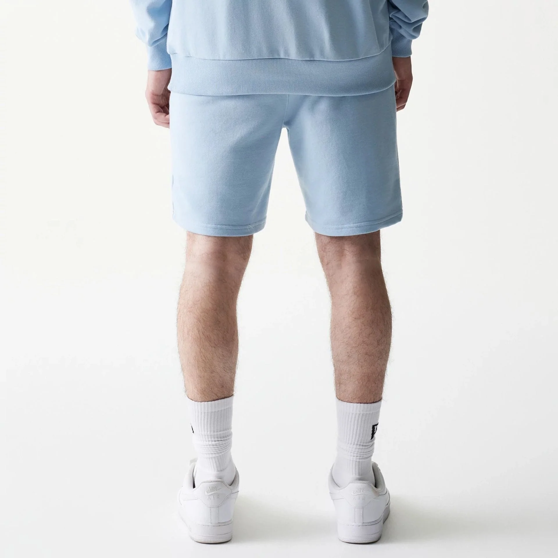 New York Yankees MLB League Essential Midi Pastel Blue Shorts - Image 2