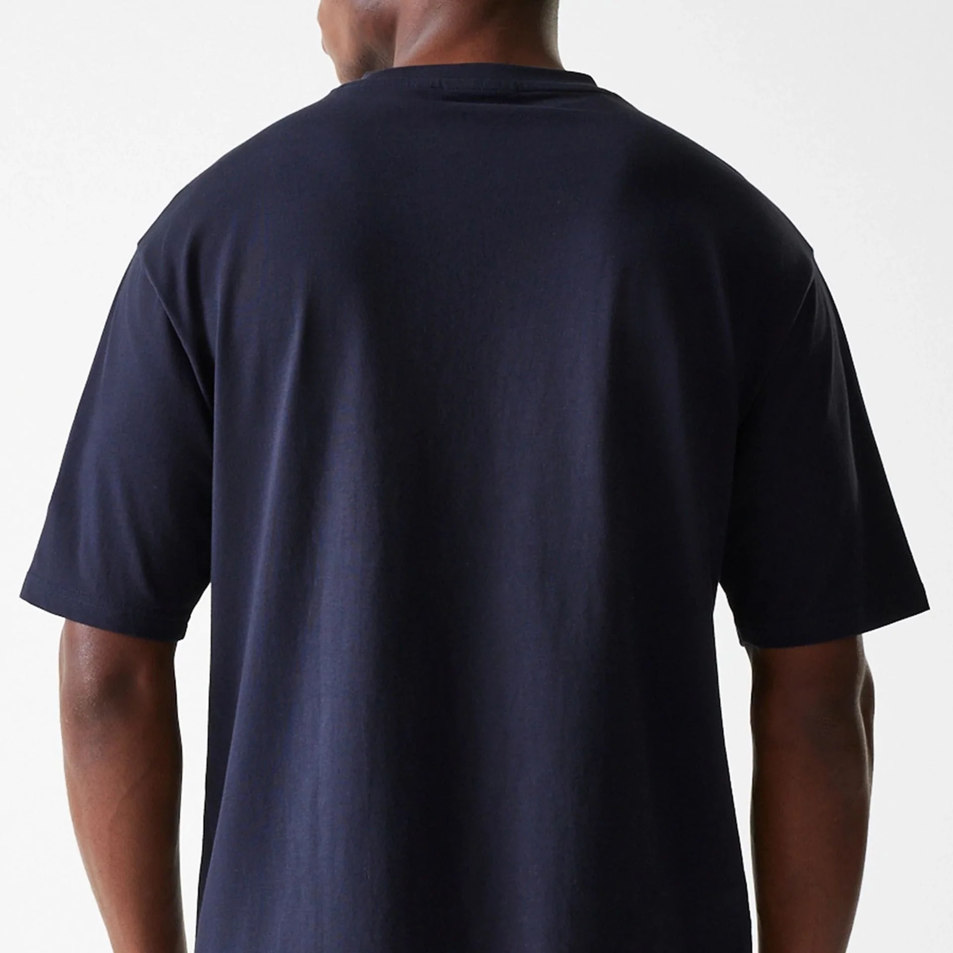 New York Yankees MLB League Essential Navy Oversized T-Shirt - Image 6