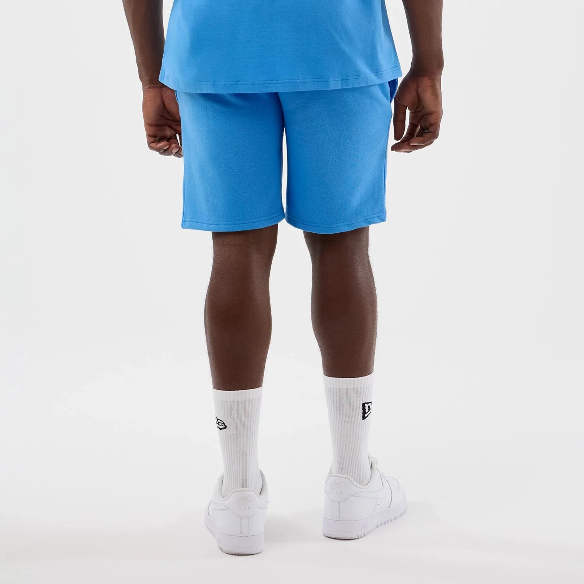 New York Yankees MLB League Essential Pastel Blue Shorts - Image 2