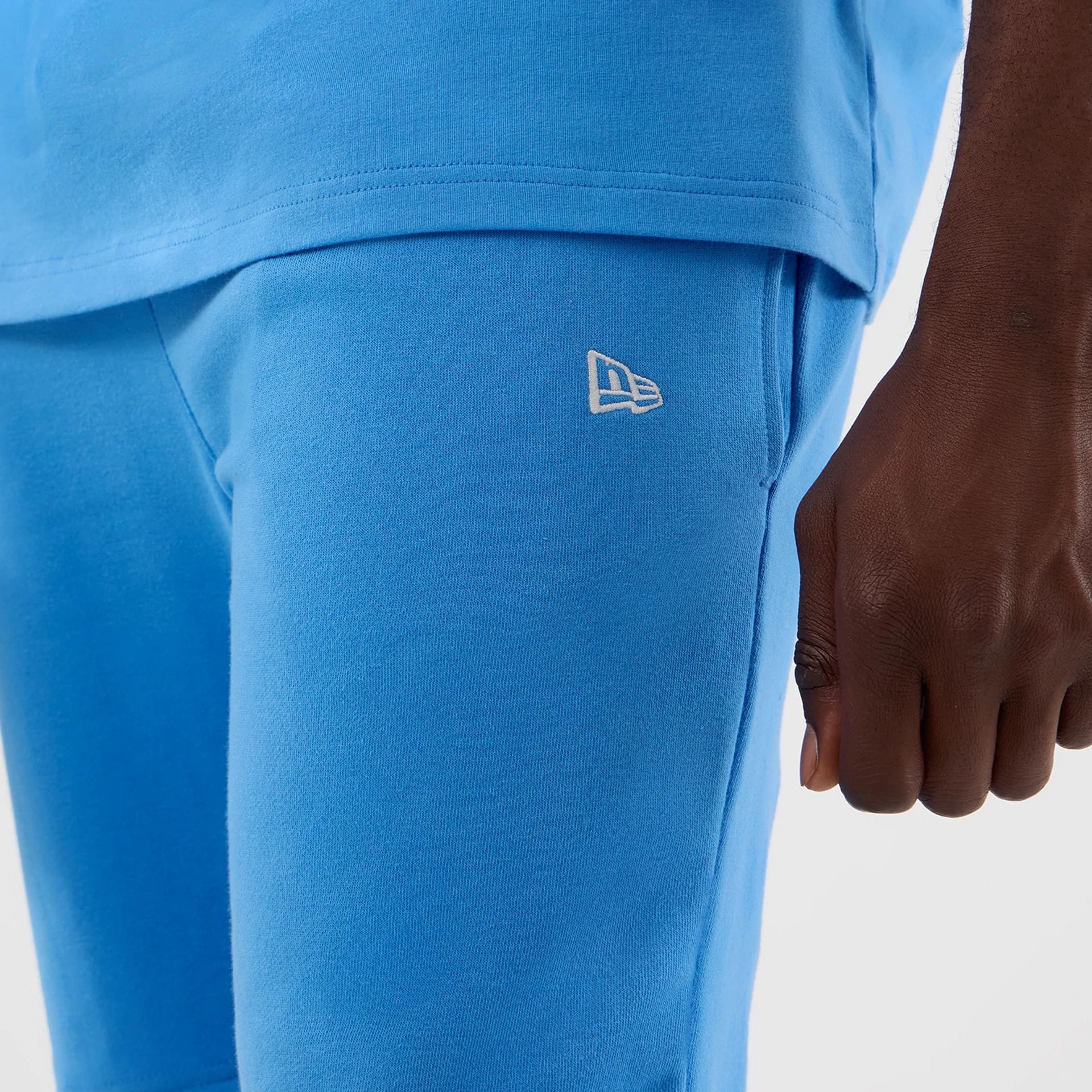 New York Yankees MLB League Essential Pastel Blue Shorts - Image 6