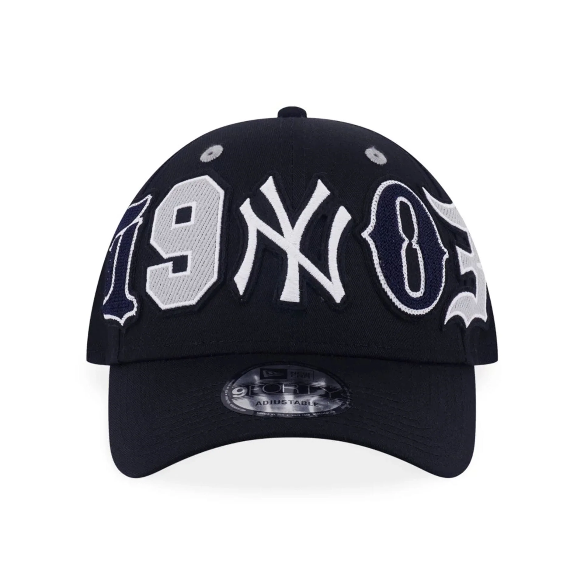 New York Yankees MLB League Patch Black 9FORTY Adjustable Cap - Image 2