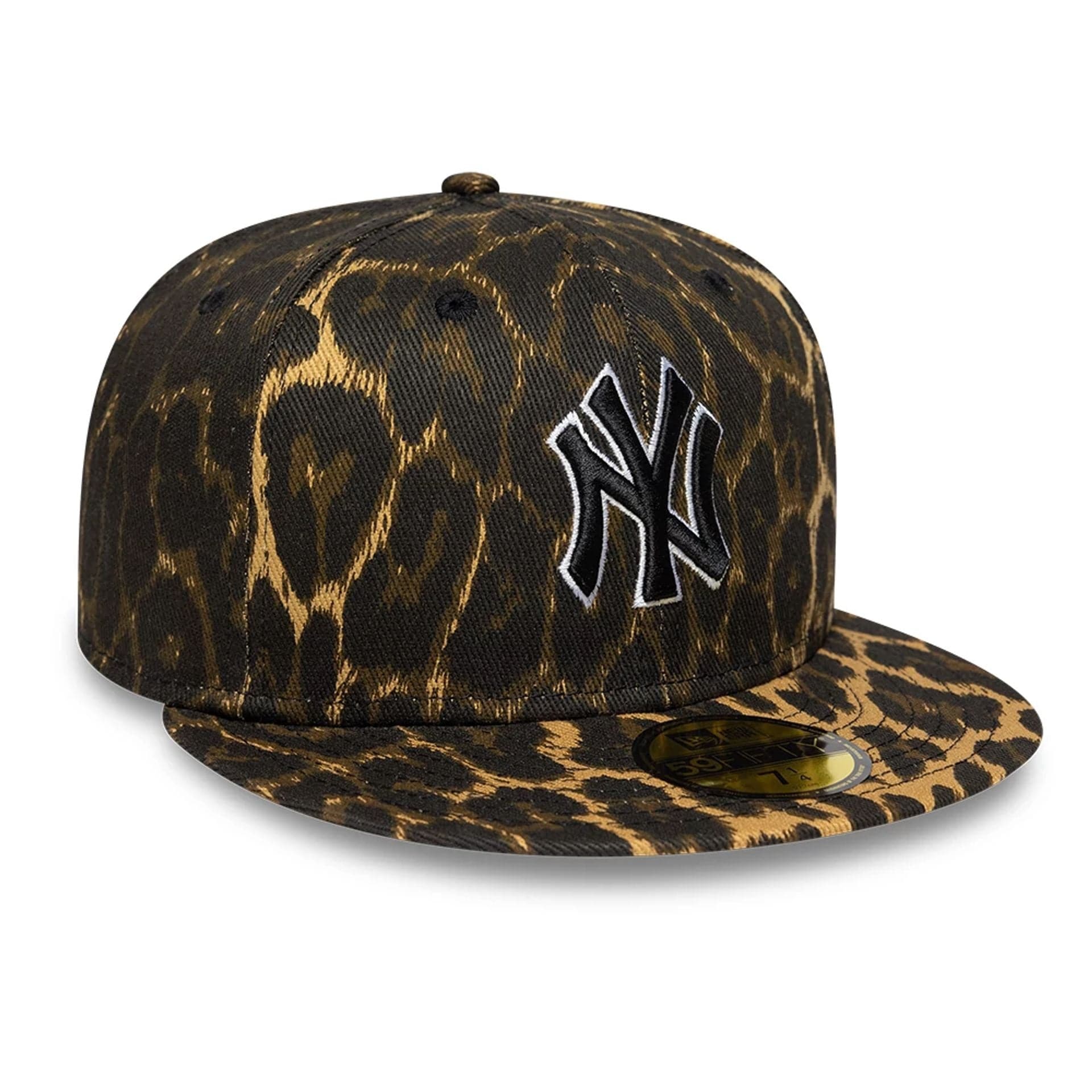 New York Yankees MLB Leopard Black 59FIFTY Fitted Cap - Image 4