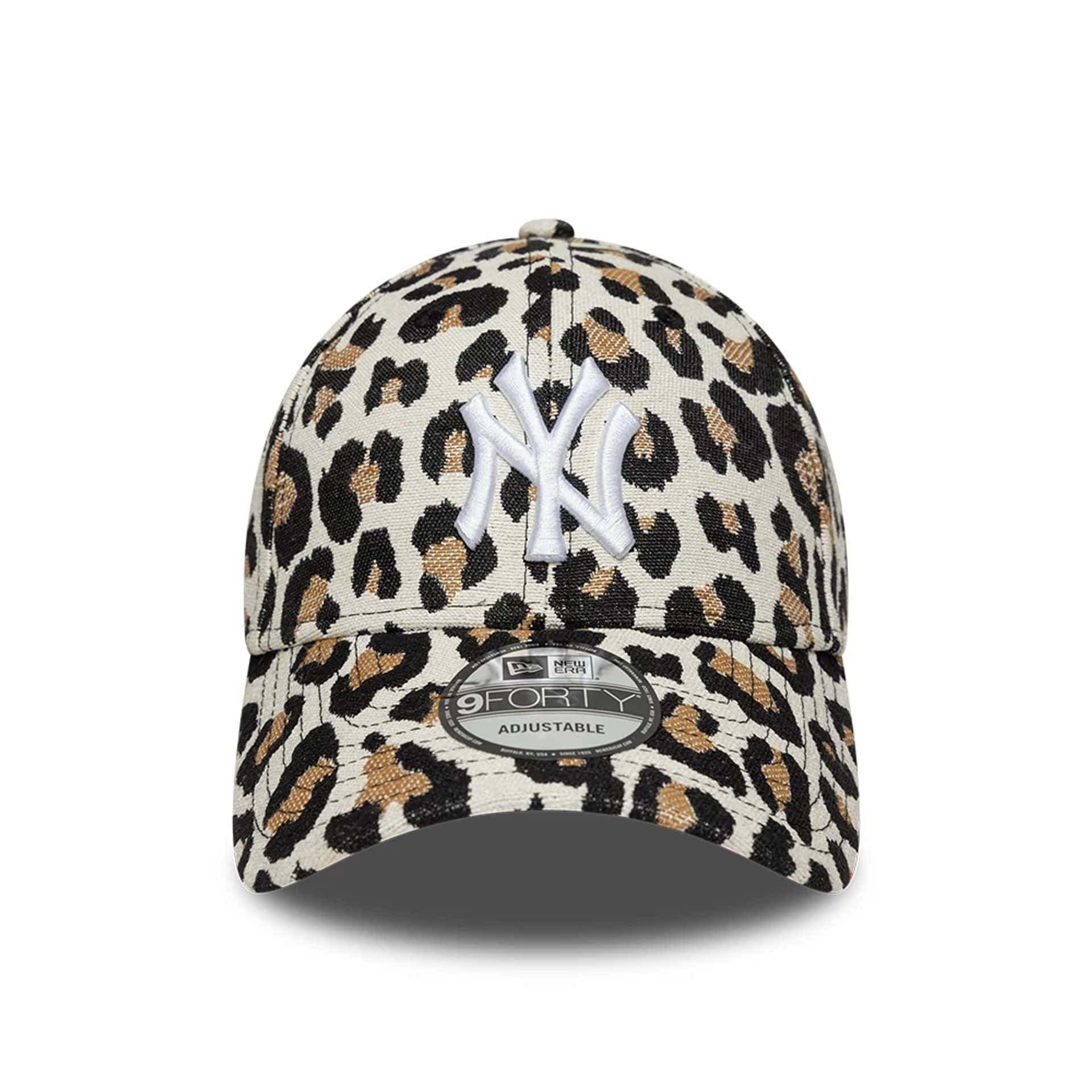 New York Yankees MLB Leopard Black 9FORTY Adjustable Cap - Image 2
