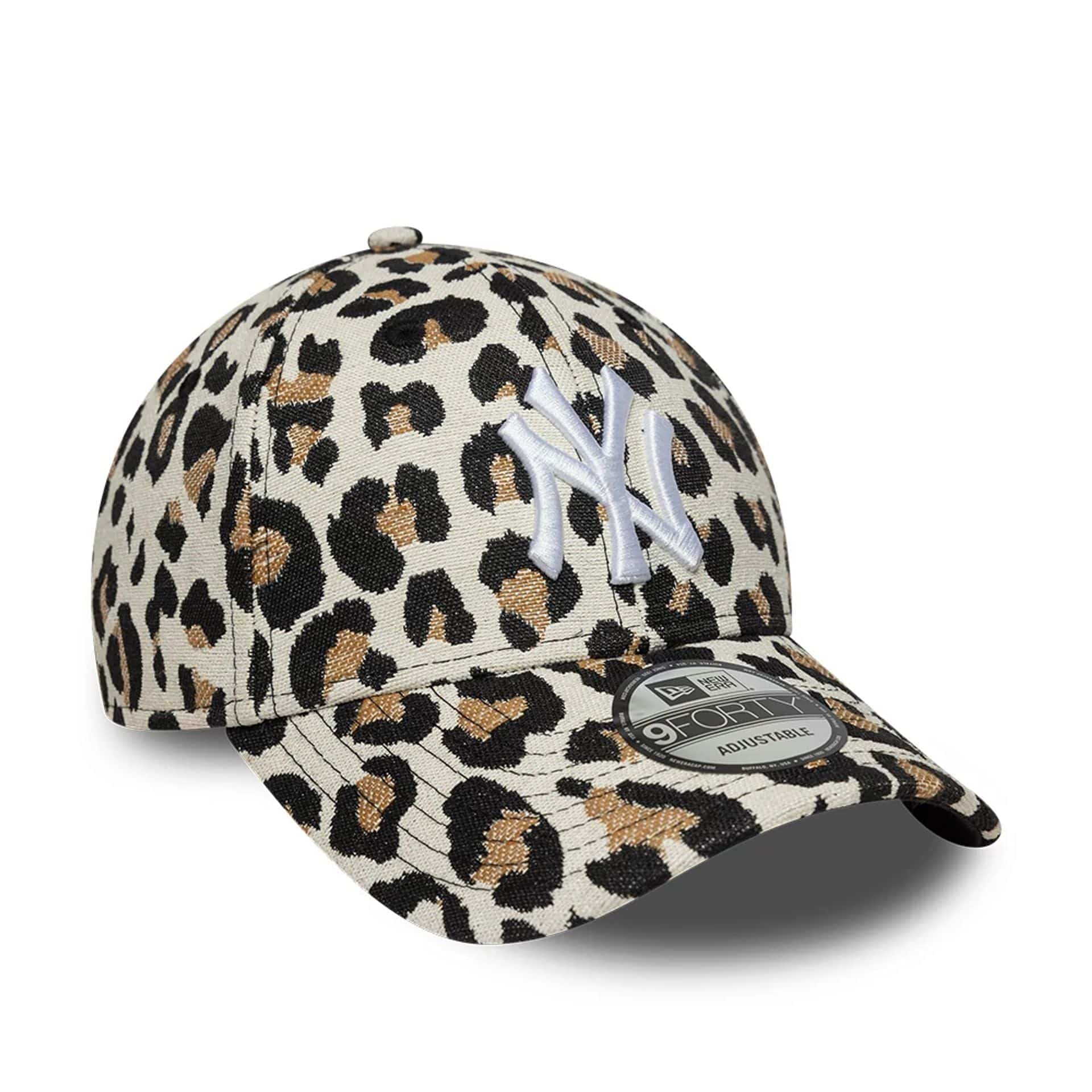New York Yankees MLB Leopard Black 9FORTY Adjustable Cap - Image 3