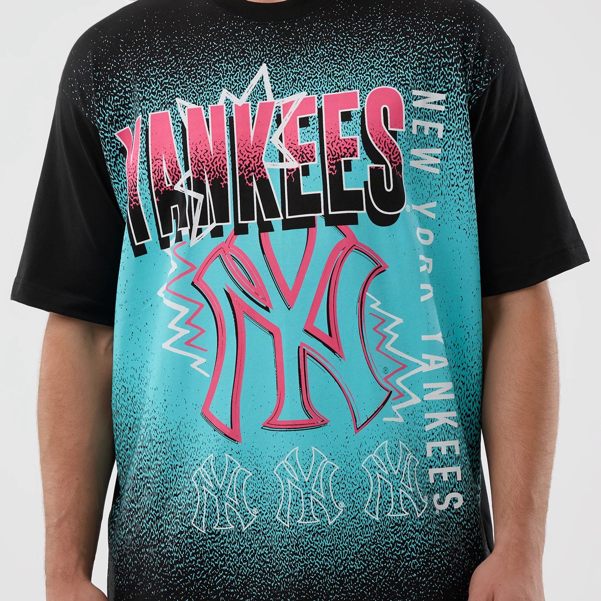 New York Yankees MLB Life Graphic Black T-Shirt - Image 3