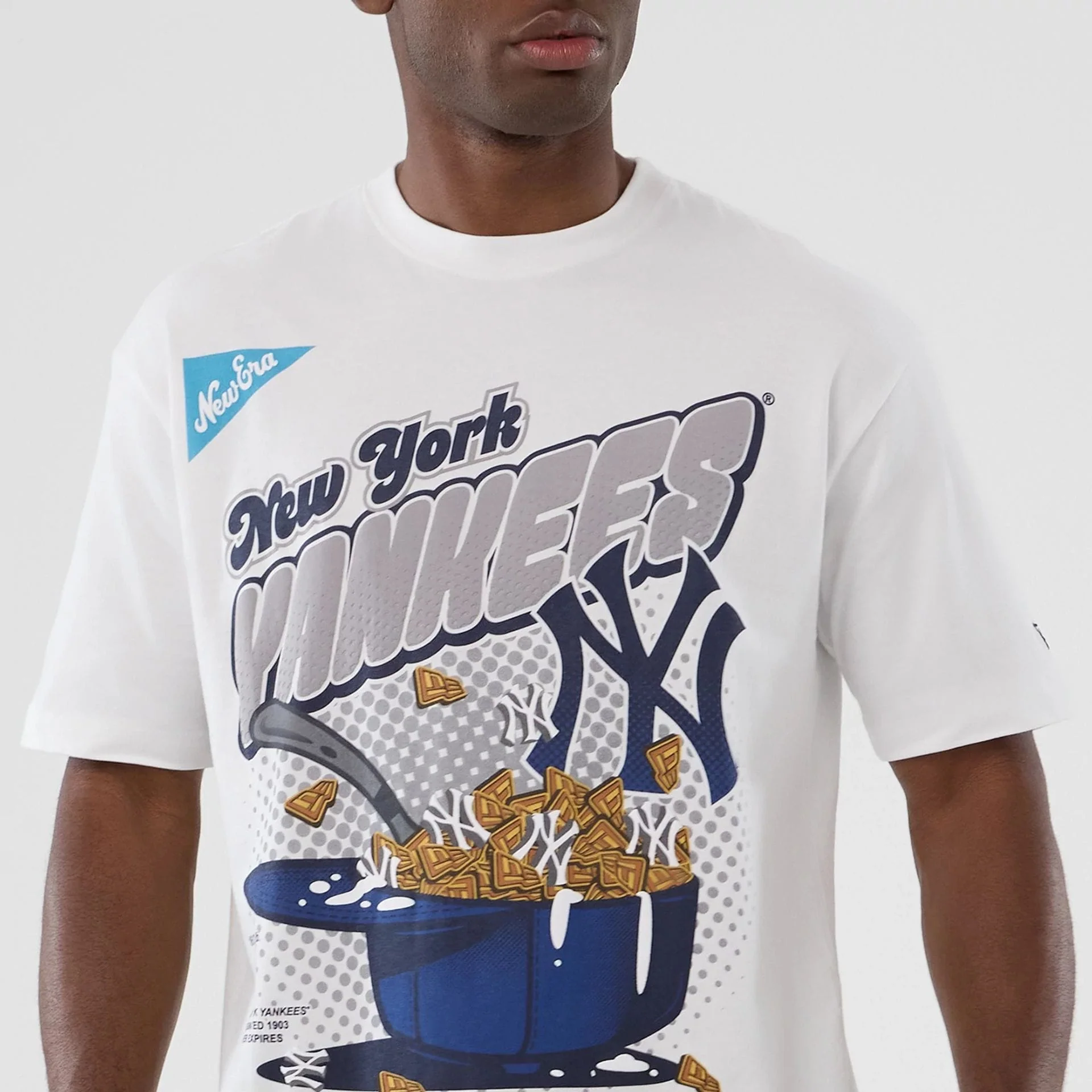 New York Yankees MLB Lifestyle Graphic White T-Shirt - Image 7