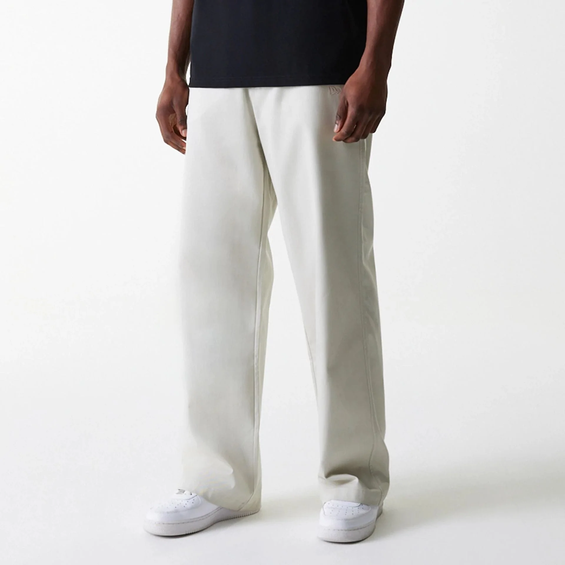 New York Yankees MLB Light Beige Chino Trousers - Image 3