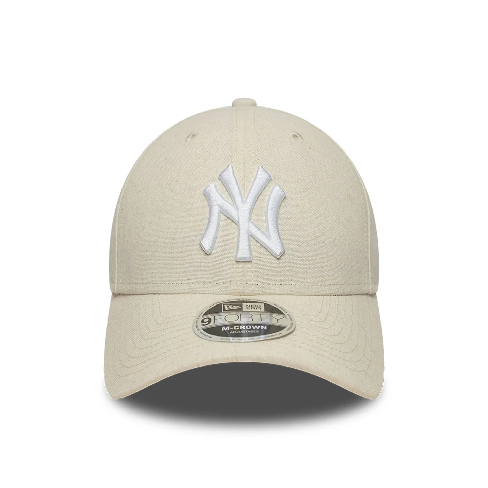 New York Yankees MLB Linen Cream 9FORTY M-Crown Adjustable Cap - Image 2