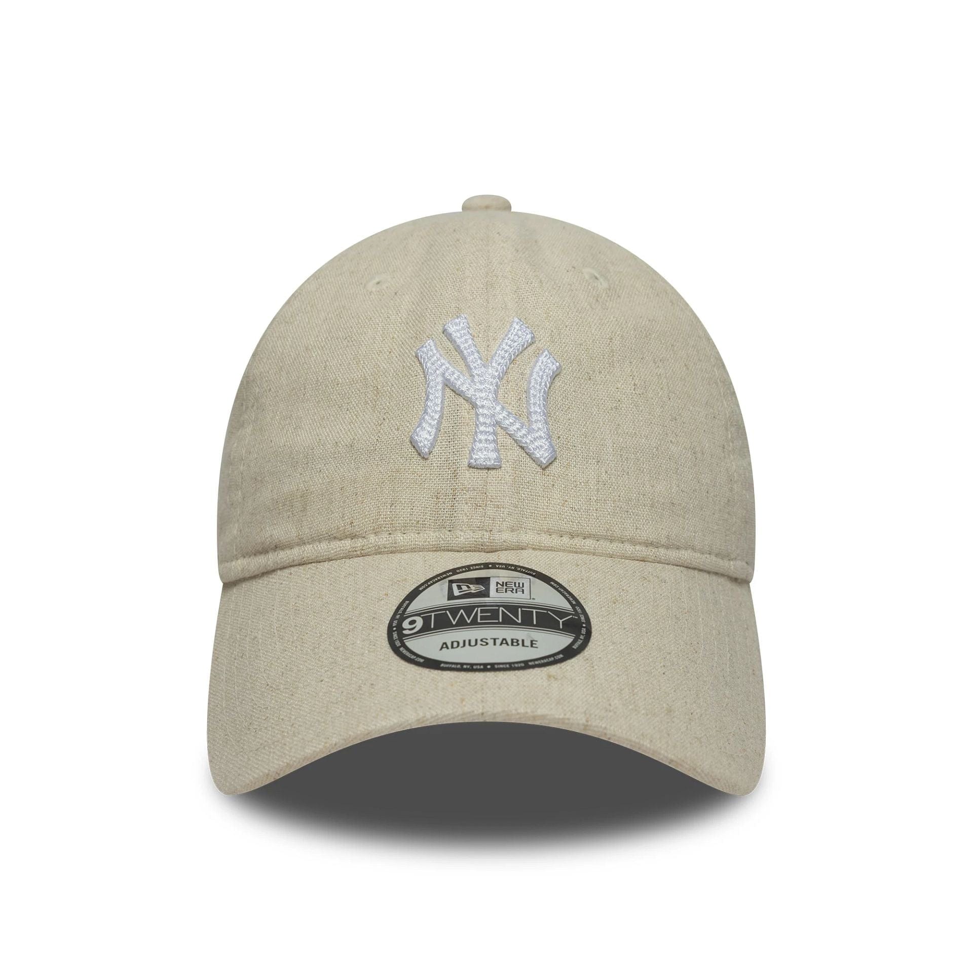 New York Yankees MLB Linen Light Beige 9TWENTY Adjustable Cap - Image 2