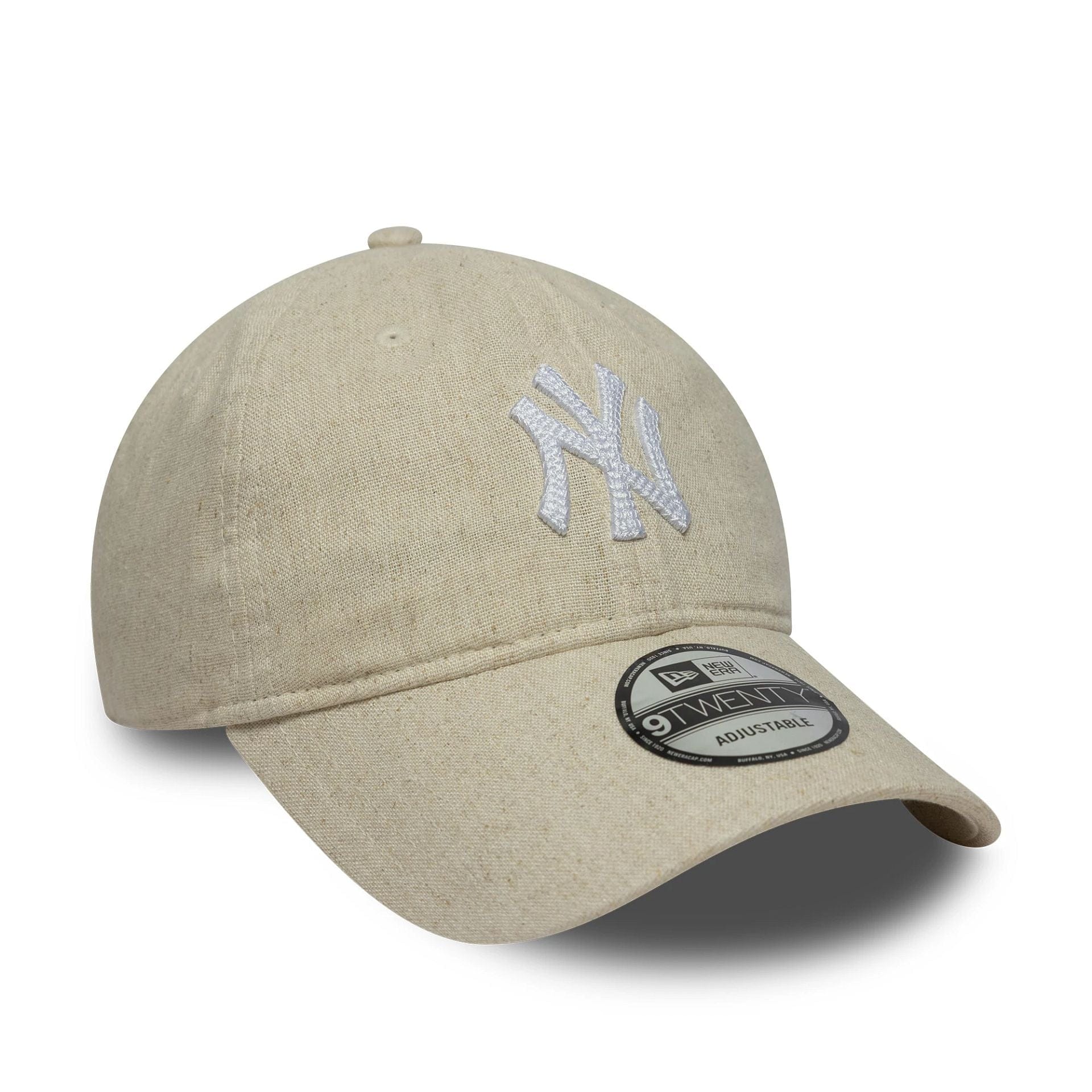 New York Yankees MLB Linen Light Beige 9TWENTY Adjustable Cap - Image 3