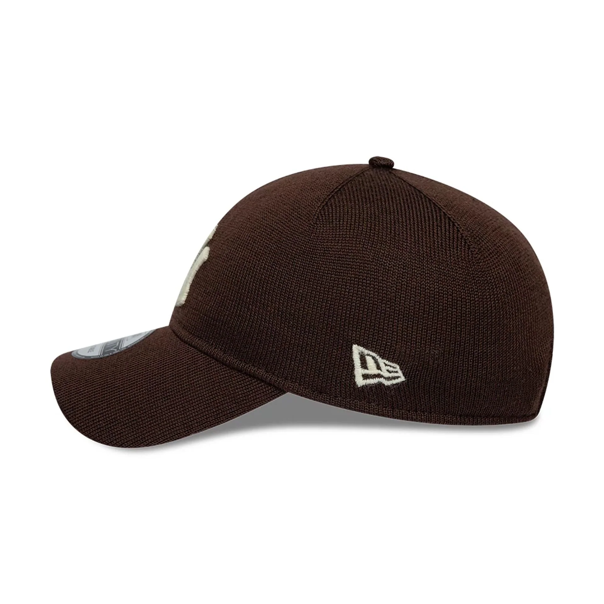 New York Yankees MLB Merino Wool Dark Brown 9TWENTY Adjustable Cap - Image 5