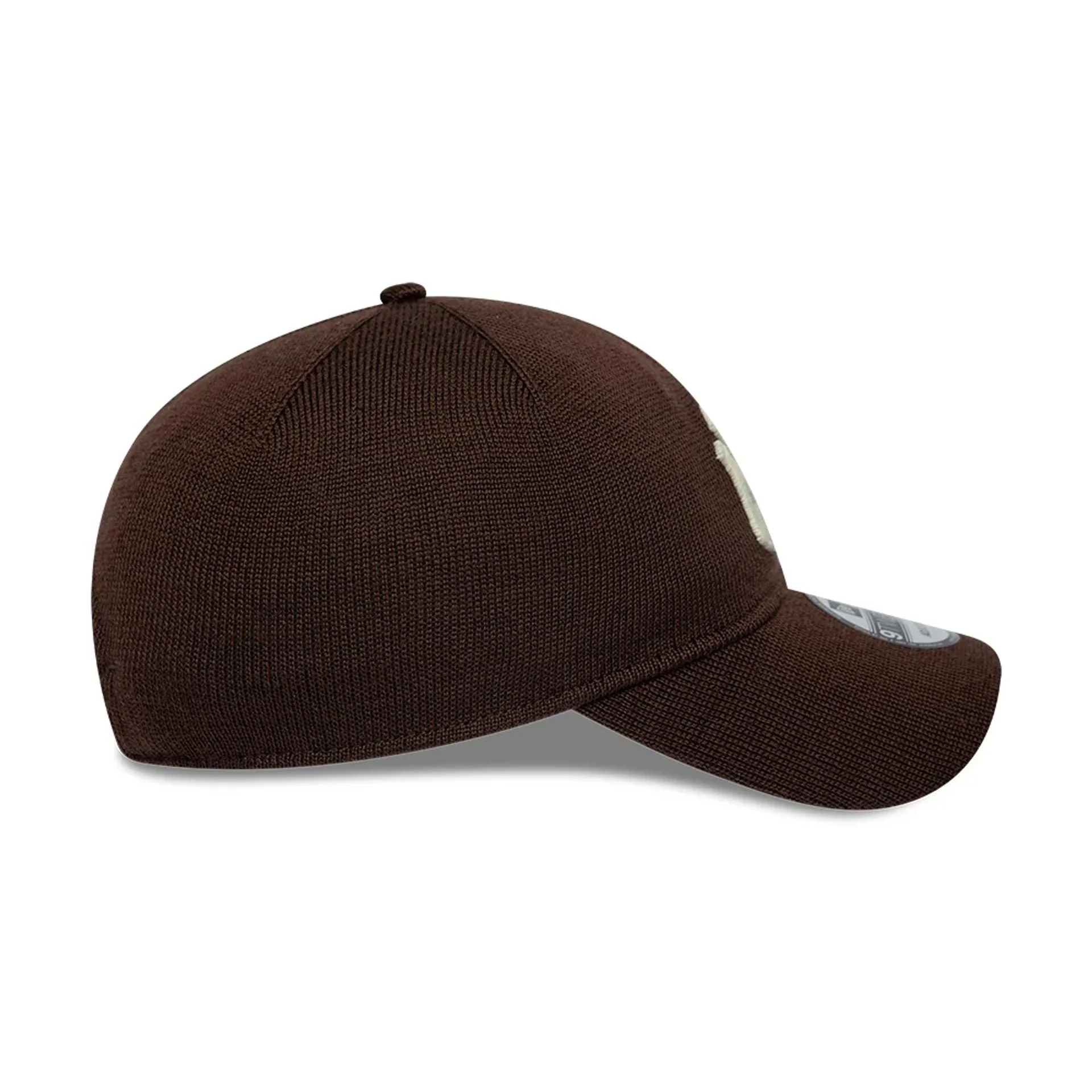 New York Yankees MLB Merino Wool Dark Brown 9TWENTY Adjustable Cap - Image 6