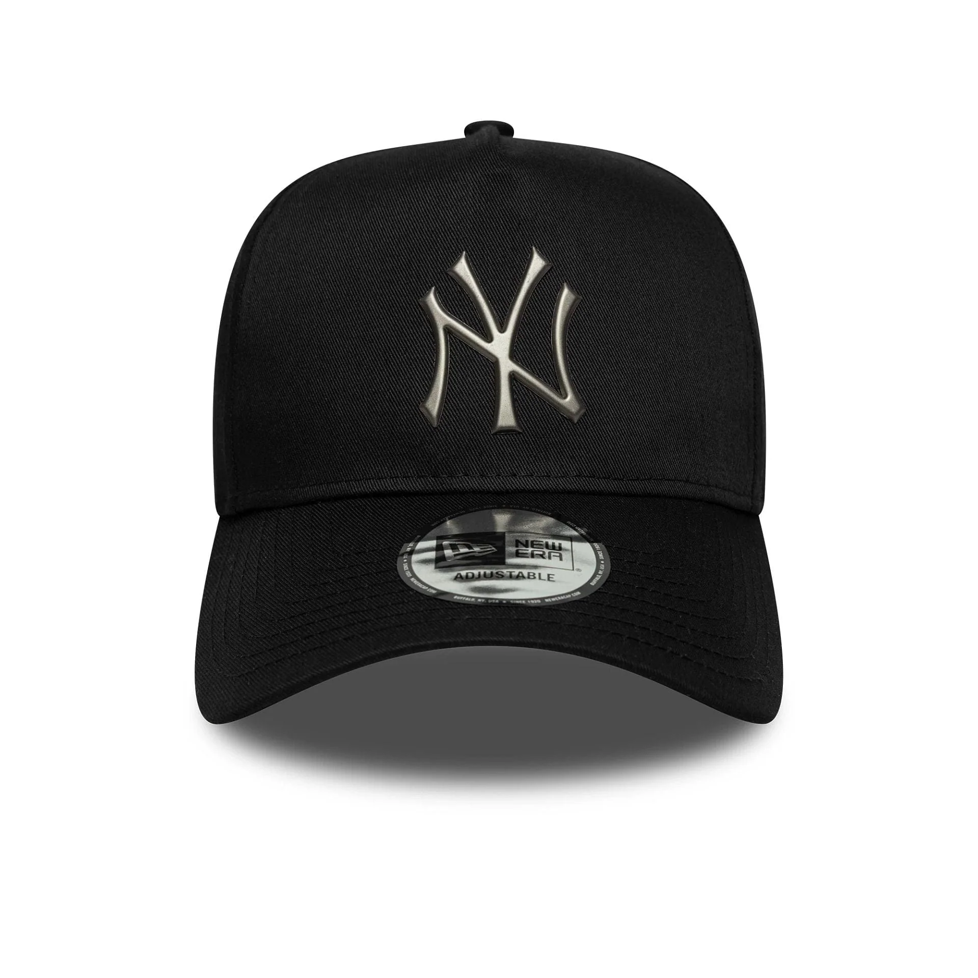 New York Yankees MLB Metallic Black 9FORTY E-Frame Cap - Image 2