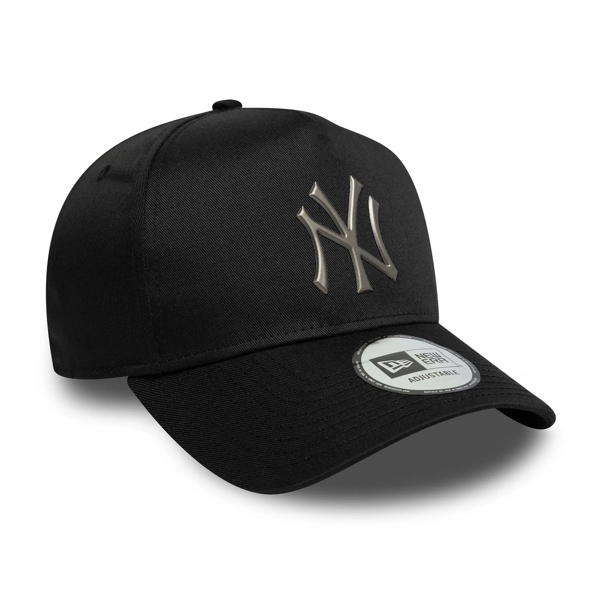 New York Yankees MLB Metallic Black 9FORTY E-Frame Cap - Image 3