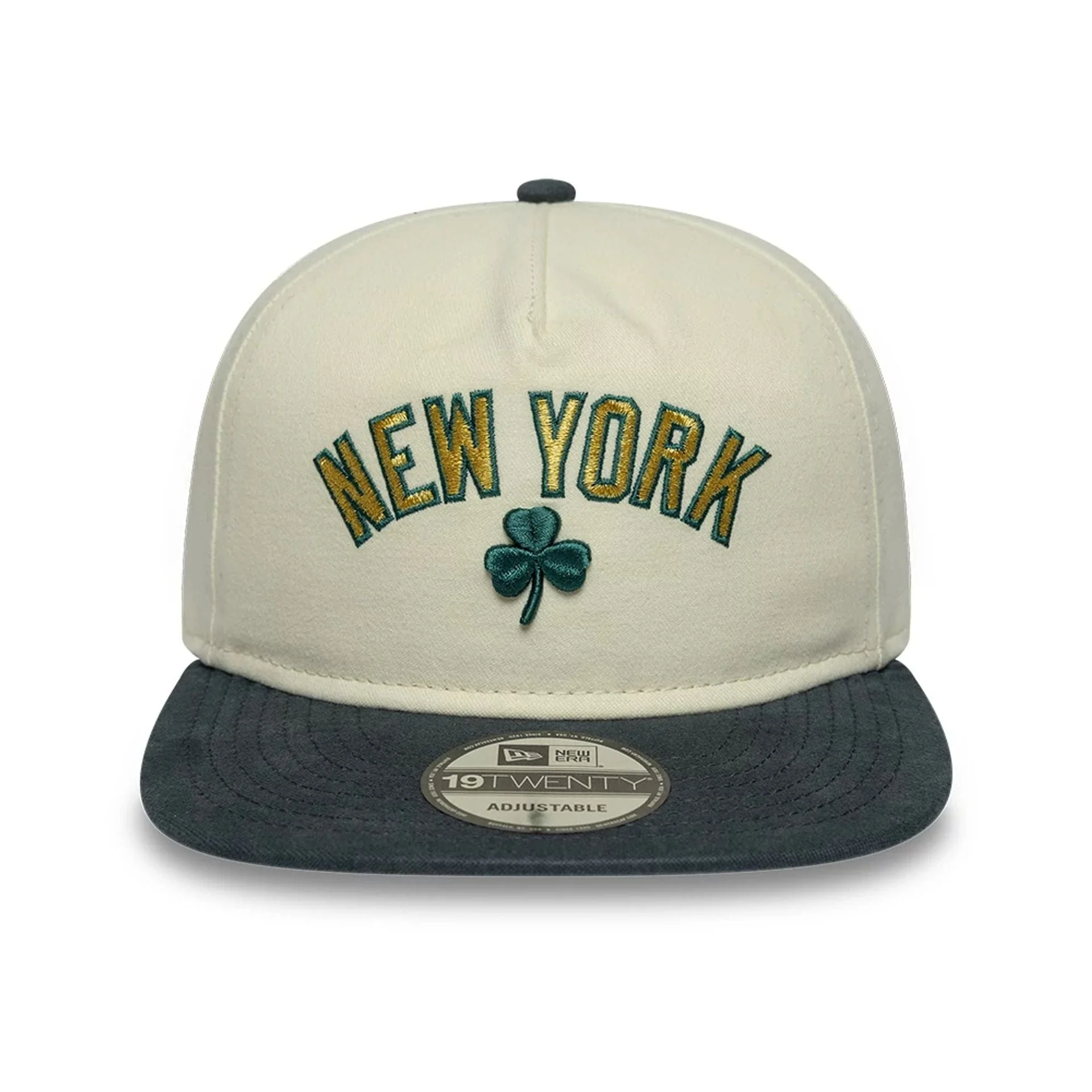 New York Yankees MLB Metallic Logo Cream 19TWENTY Adjustable Cap - Image 3