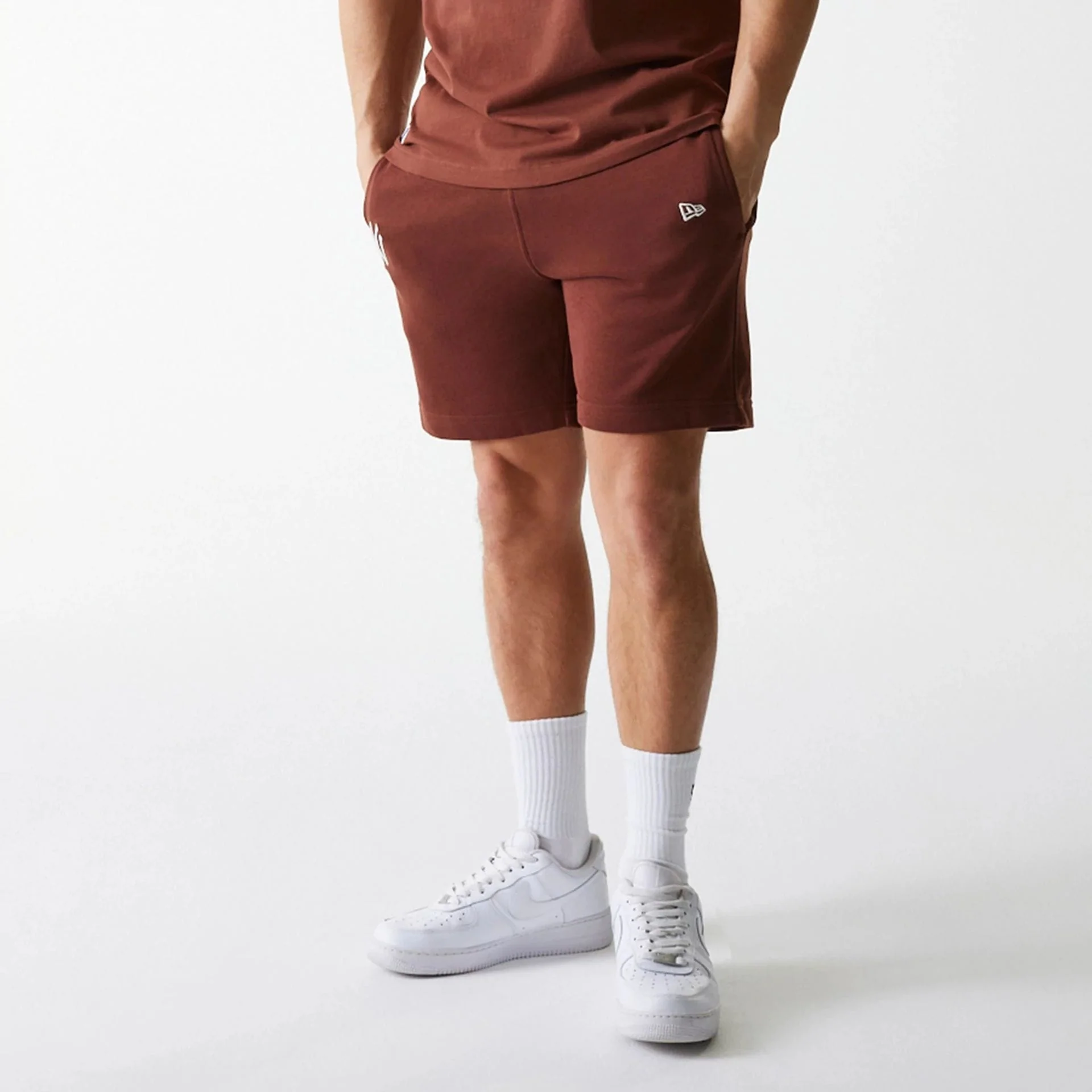 New York Yankees MLB Midi League Essential Brown Shorts - Image 6