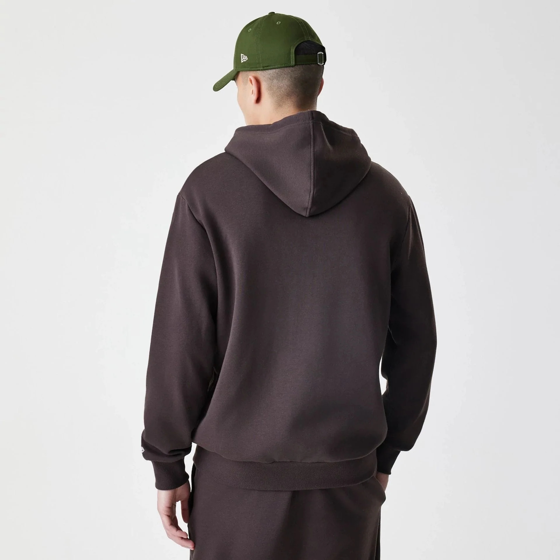 New York Yankees MLB Midi League Essential Dark Brown Full Zip Hoodie - Image 2