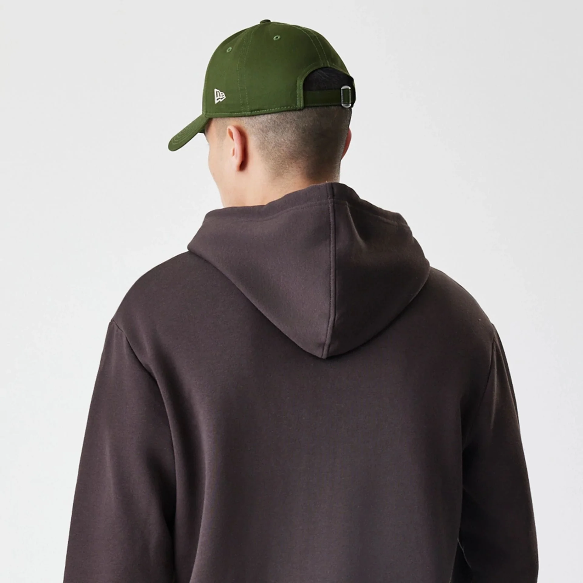 New York Yankees MLB Midi League Essential Dark Brown Full Zip Hoodie - Image 7
