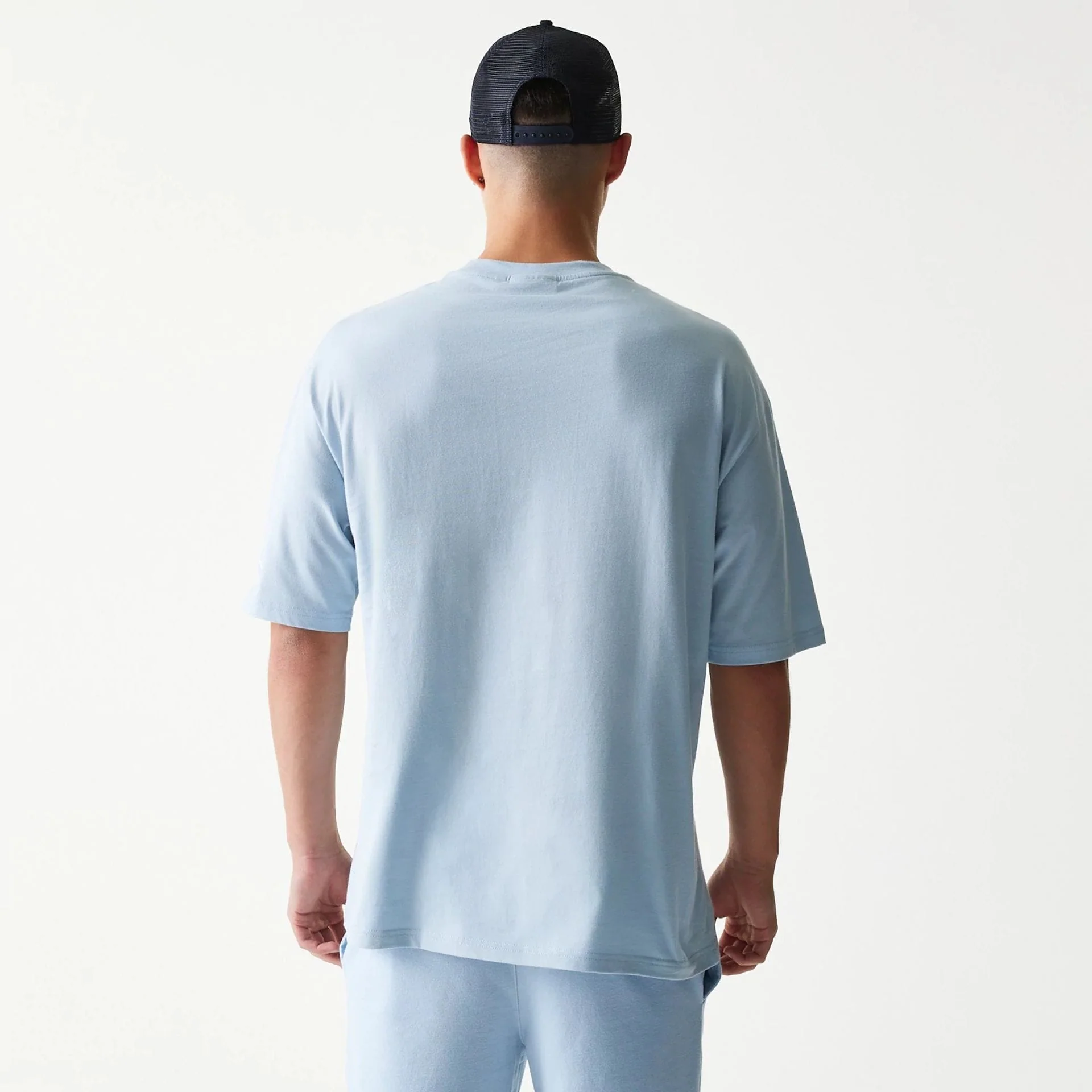 New York Yankees MLB Midi Pastel Blue Oversized T-Shirt - Image 2