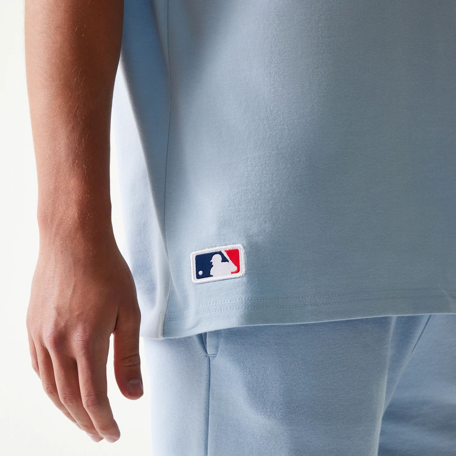 New York Yankees MLB Midi Pastel Blue Oversized T-Shirt - Image 8