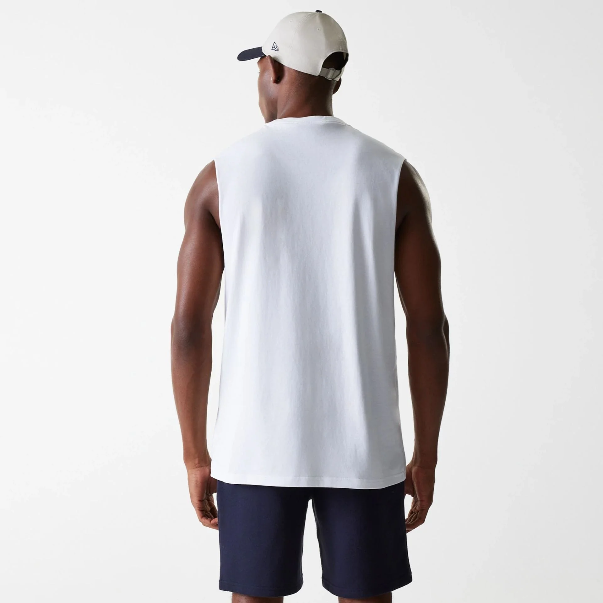 New York Yankees MLB Midi White Sleeveless T-Shirt - Image 2