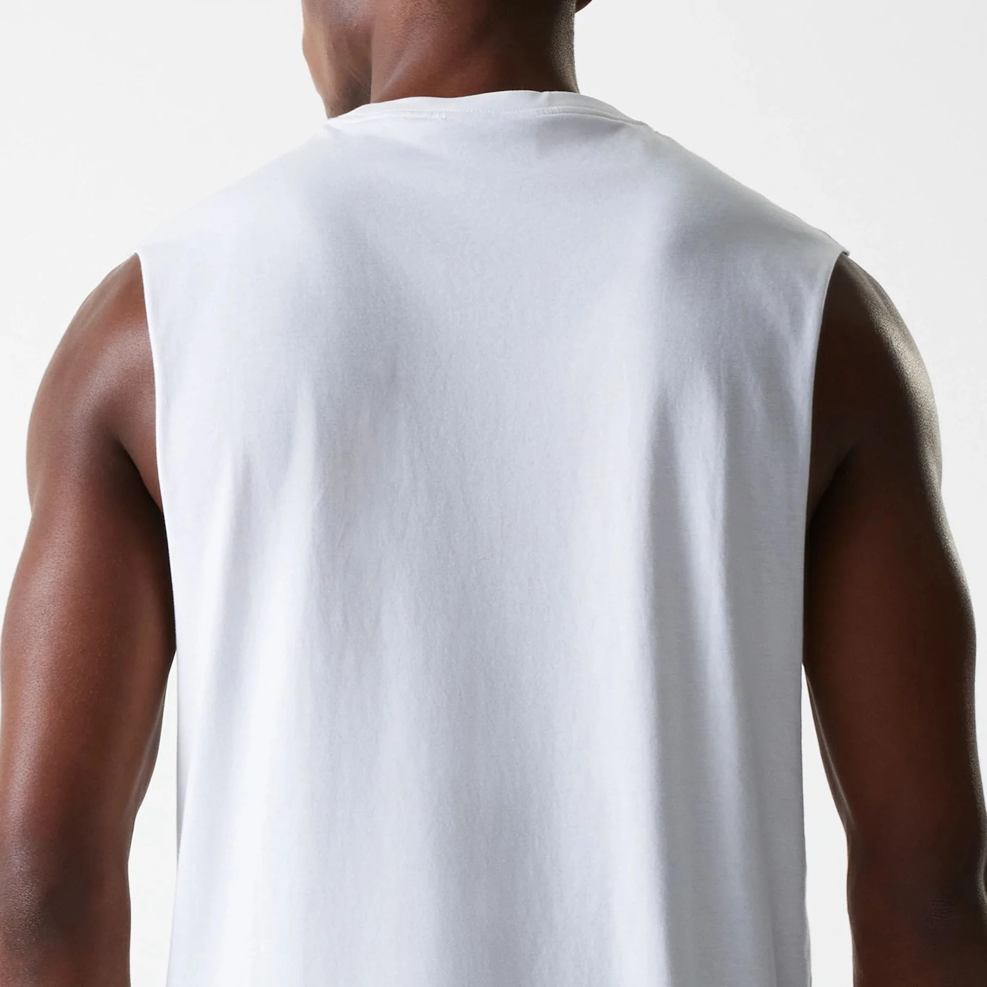 New York Yankees MLB Midi White Sleeveless T-Shirt - Image 7