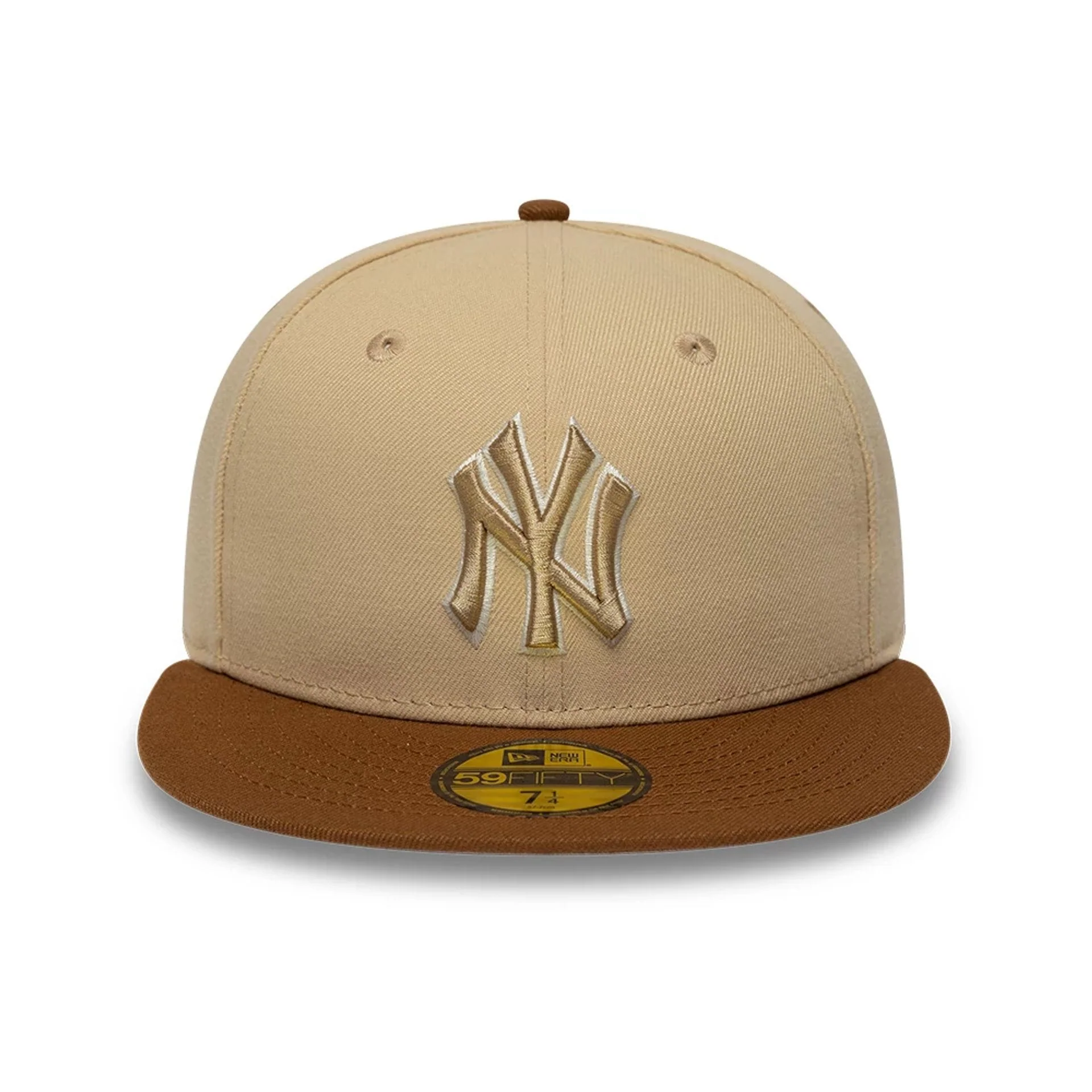 New York Yankees MLB Mocha Mousse Light Beige 59FIFTY Fitted Cap - Image 2