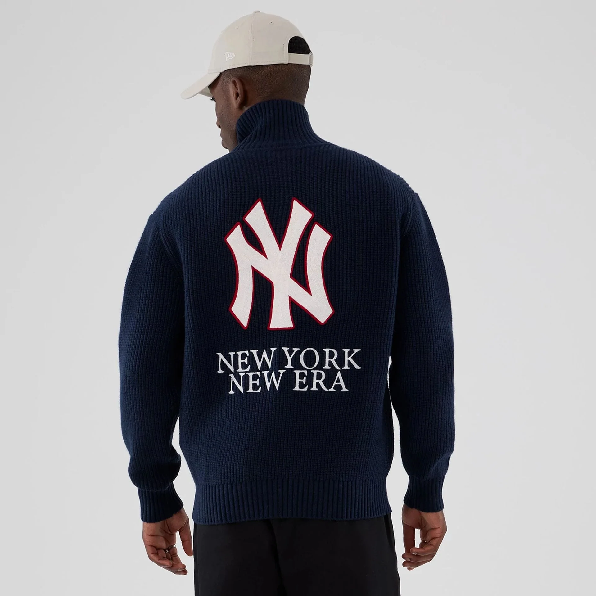 New York Yankees MLB Navy Cardigan - Image 2