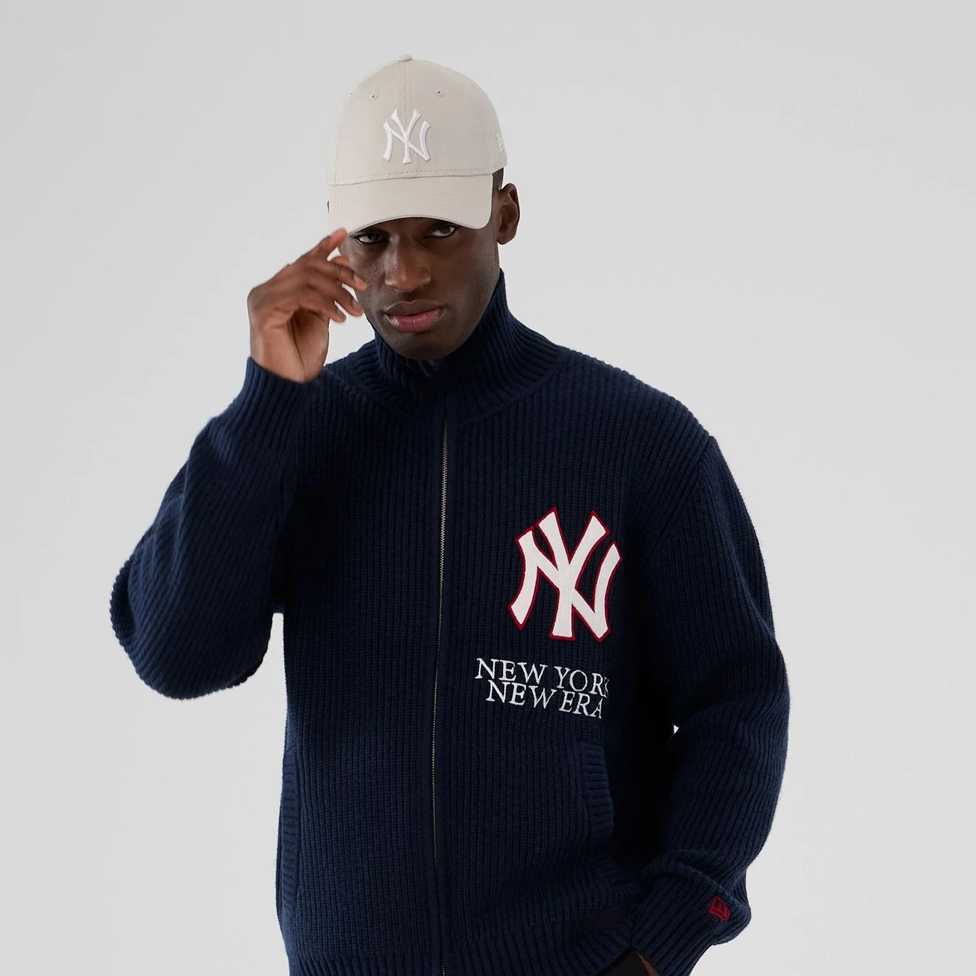 New York Yankees MLB Navy Cardigan - Image 6