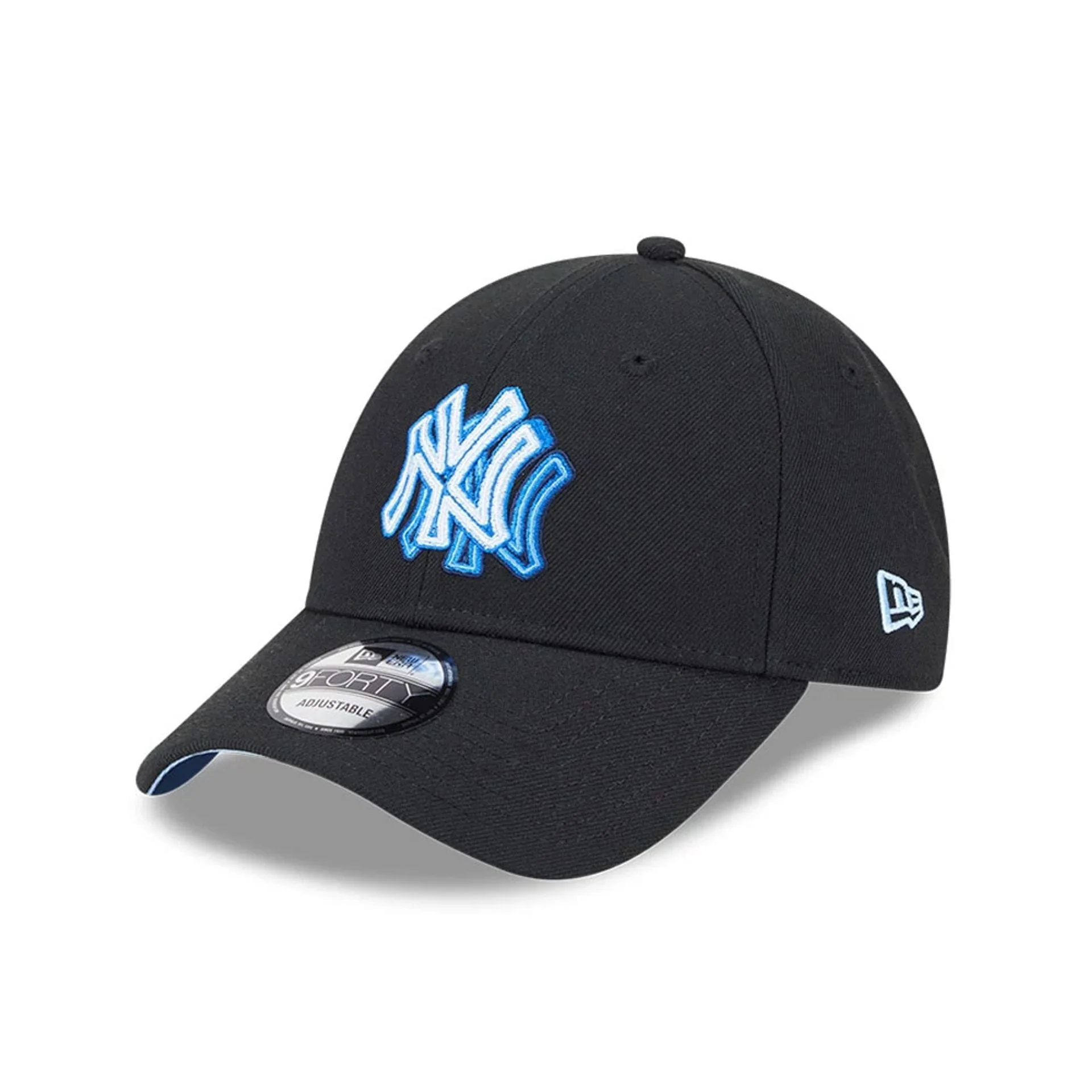 New York Yankees MLB Neon Black 9FORTY Adjustable Cap - Image 4