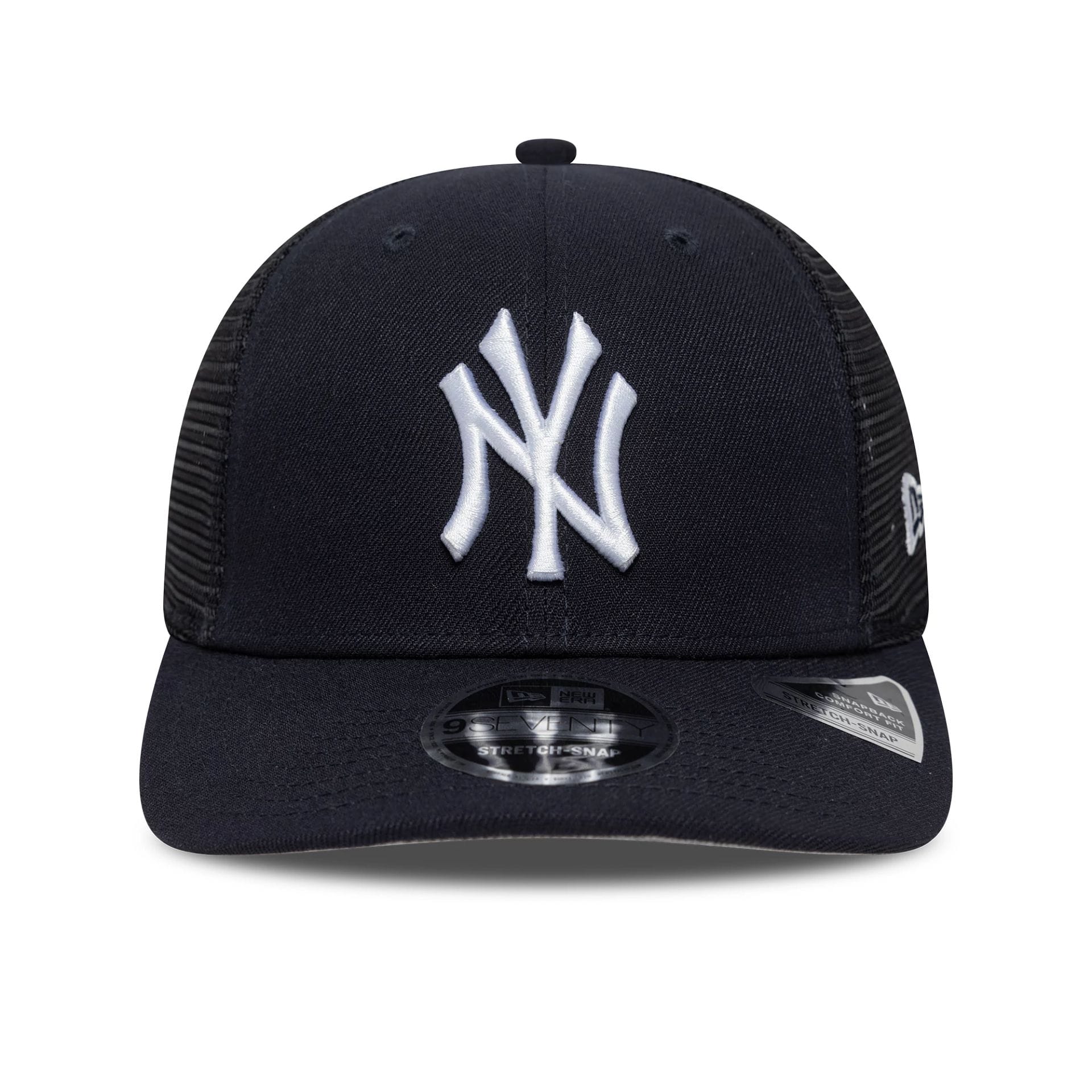 New York Yankees MLB Official Team Colour Navy 9SEVENTY Stretch Snap Adjustable Cap - Image 3