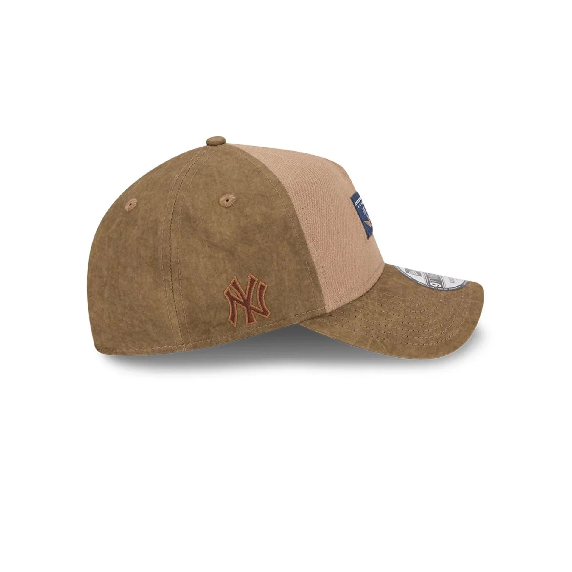 New York Yankees MLB Open Brown 9TWENTY A-Frame Adjustable Cap - Image 4