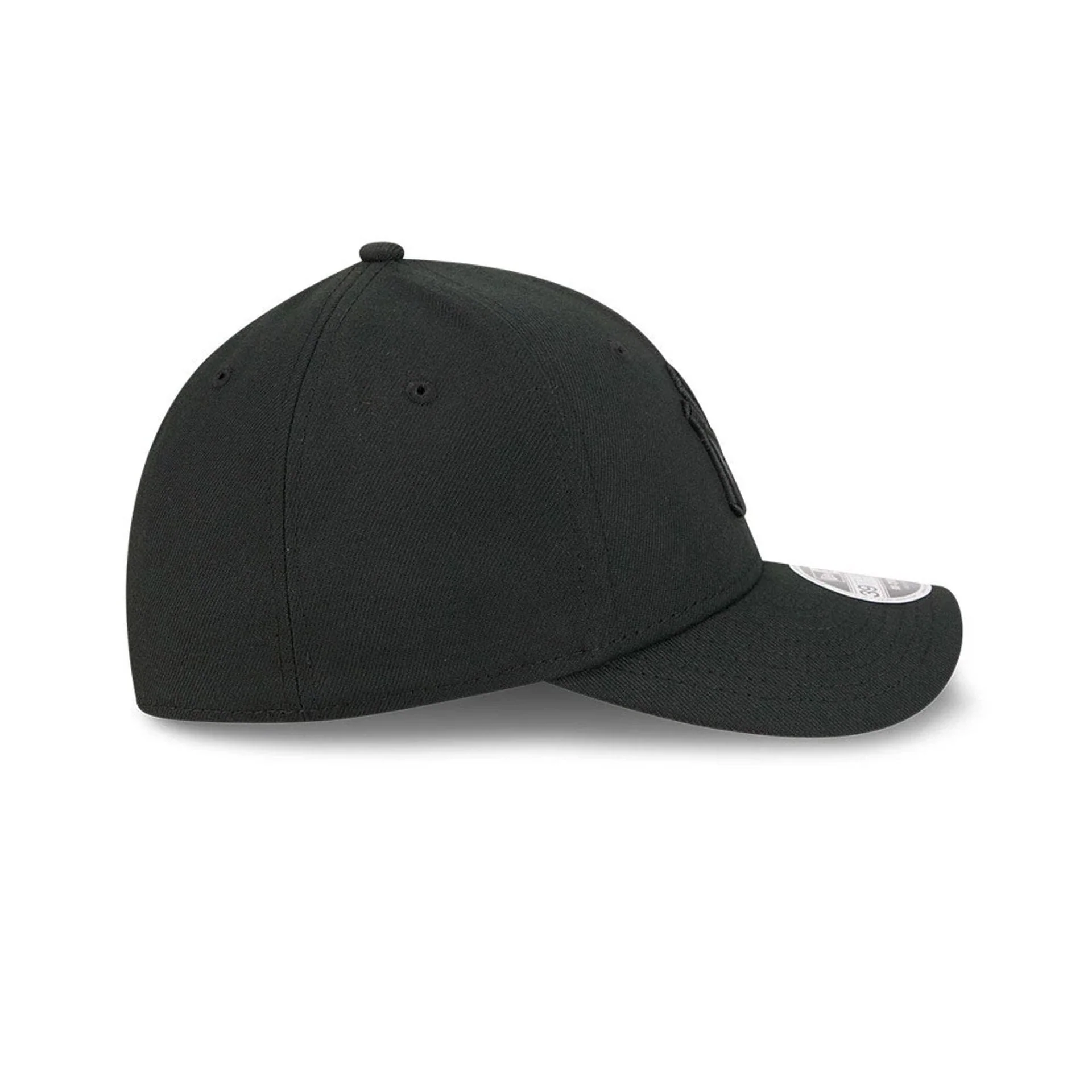 New York Yankees MLB Outline Black 39THIRTY M-Crown Stretch Fit Cap - Image 6