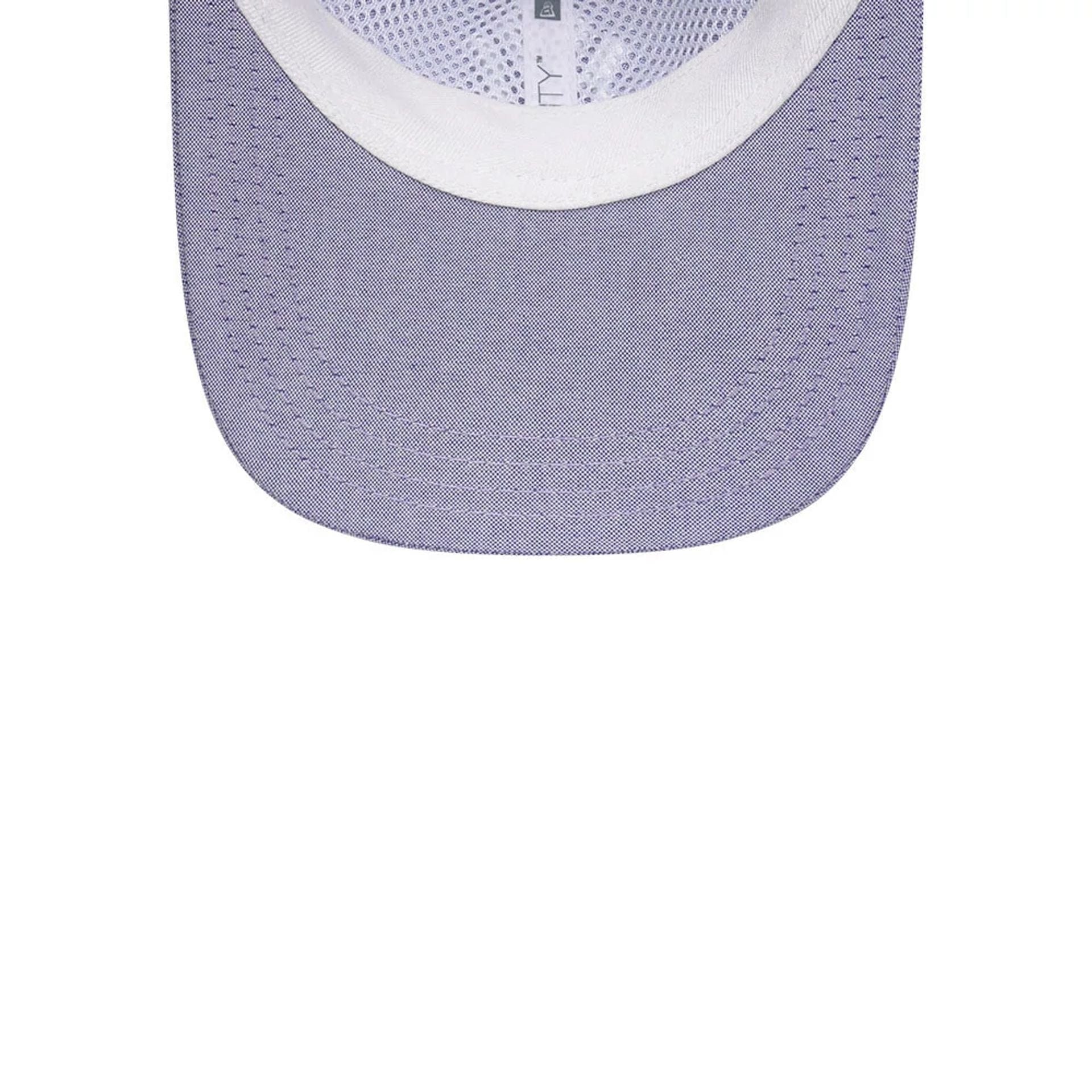 New York Yankees MLB Oxford Pastel Purple 9TWENTY Long Visor Adjustable Cap - Image 2