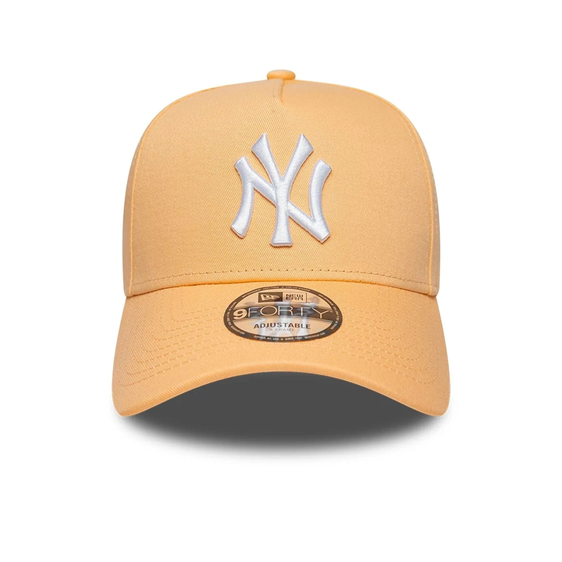 New York Yankees MLB Pastel Orange 9FORTY A-Frame Adjustable Cap - Image 2