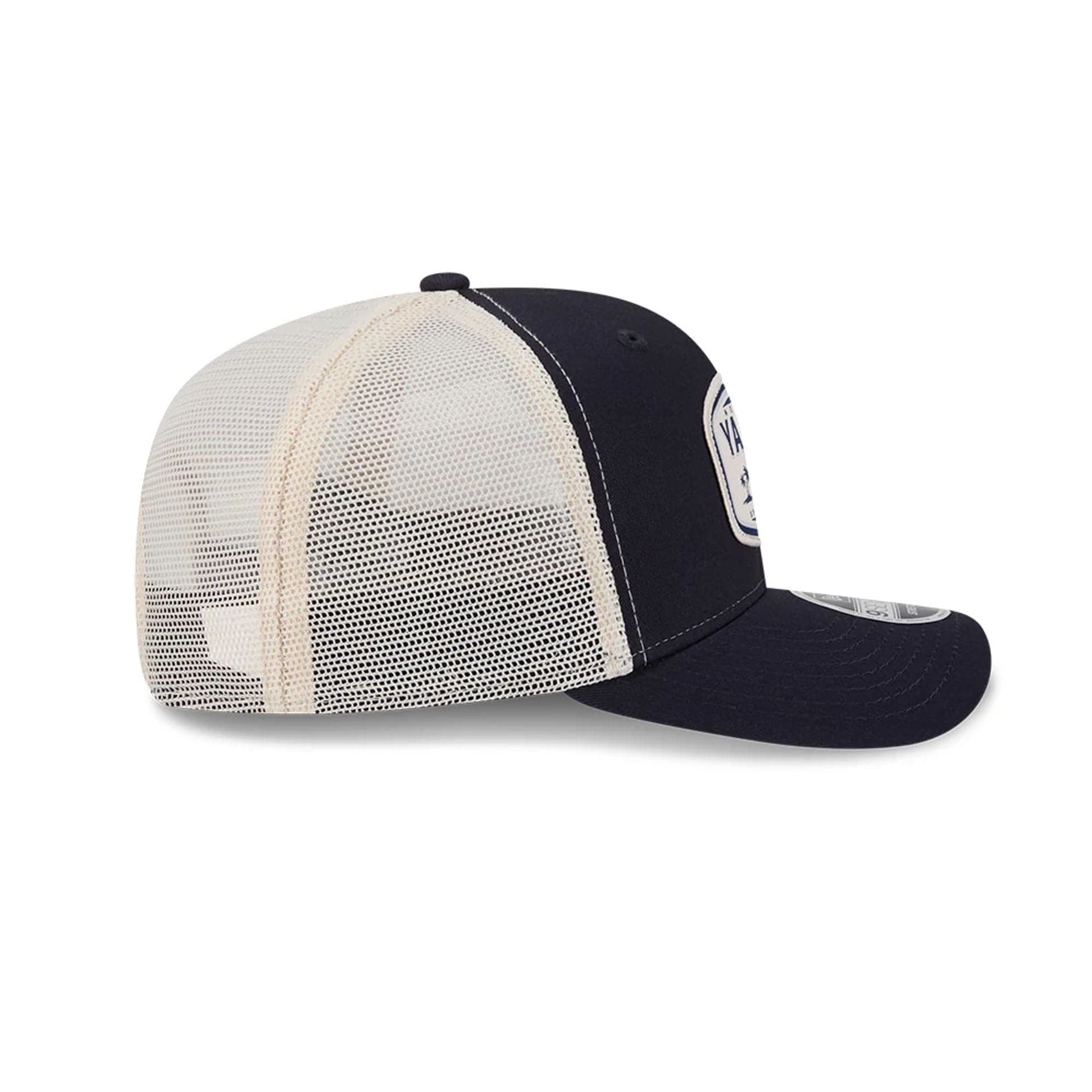 New York Yankees MLB Patch Navy 9SEVENTY Stretch Snap Adjustable Cap - Image 6