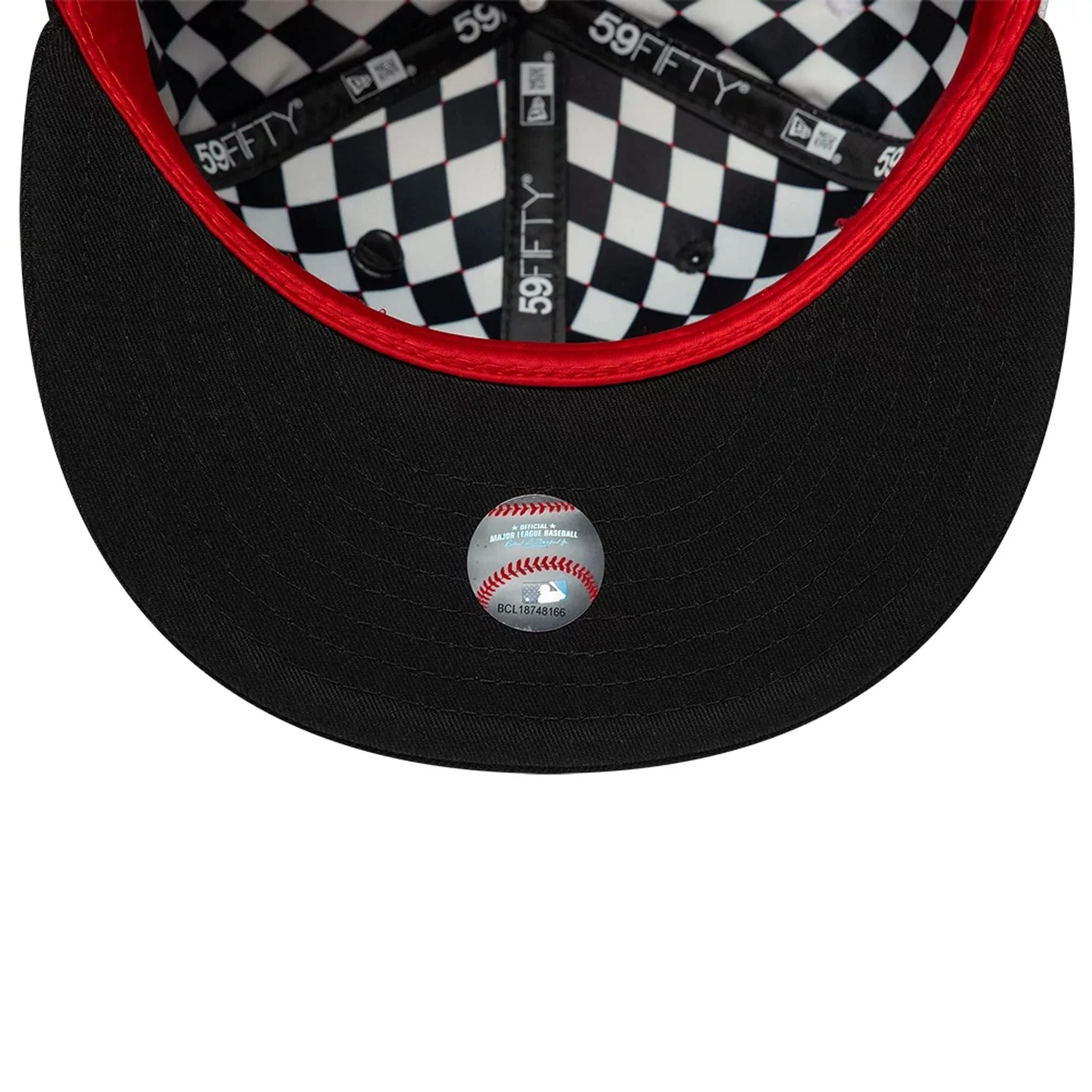 New York Yankees MLB Pinwheel Black 59FIFTY Fitted Cap - Image 2
