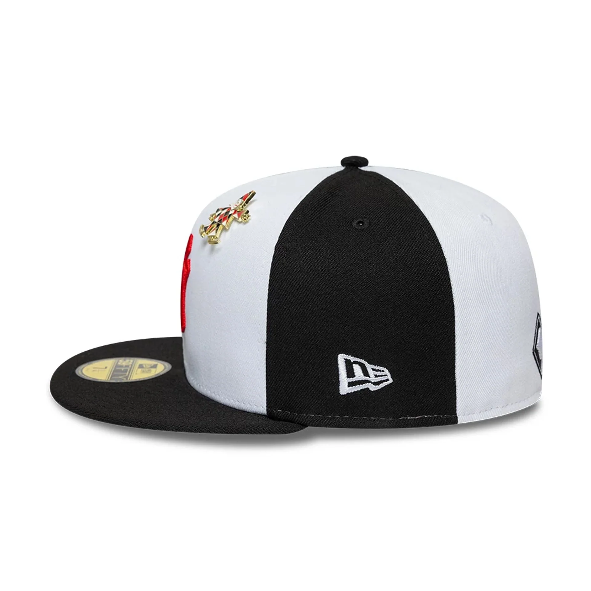 New York Yankees MLB Pinwheel Black 59FIFTY Fitted Cap - Image 6