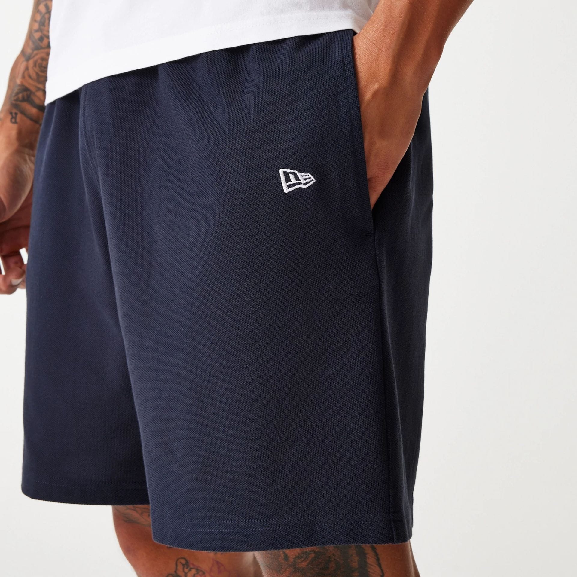 New York Yankees MLB Pique Navy Shorts - Image 5