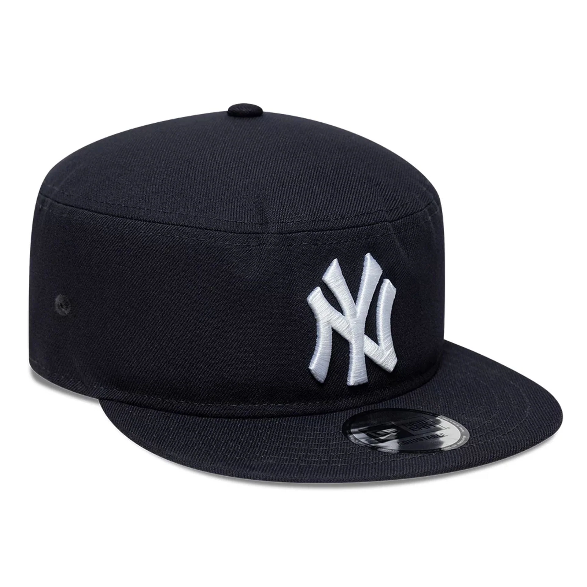 New York Yankees MLB Poly Navy Pillbox Adjustable Cap - Image 3