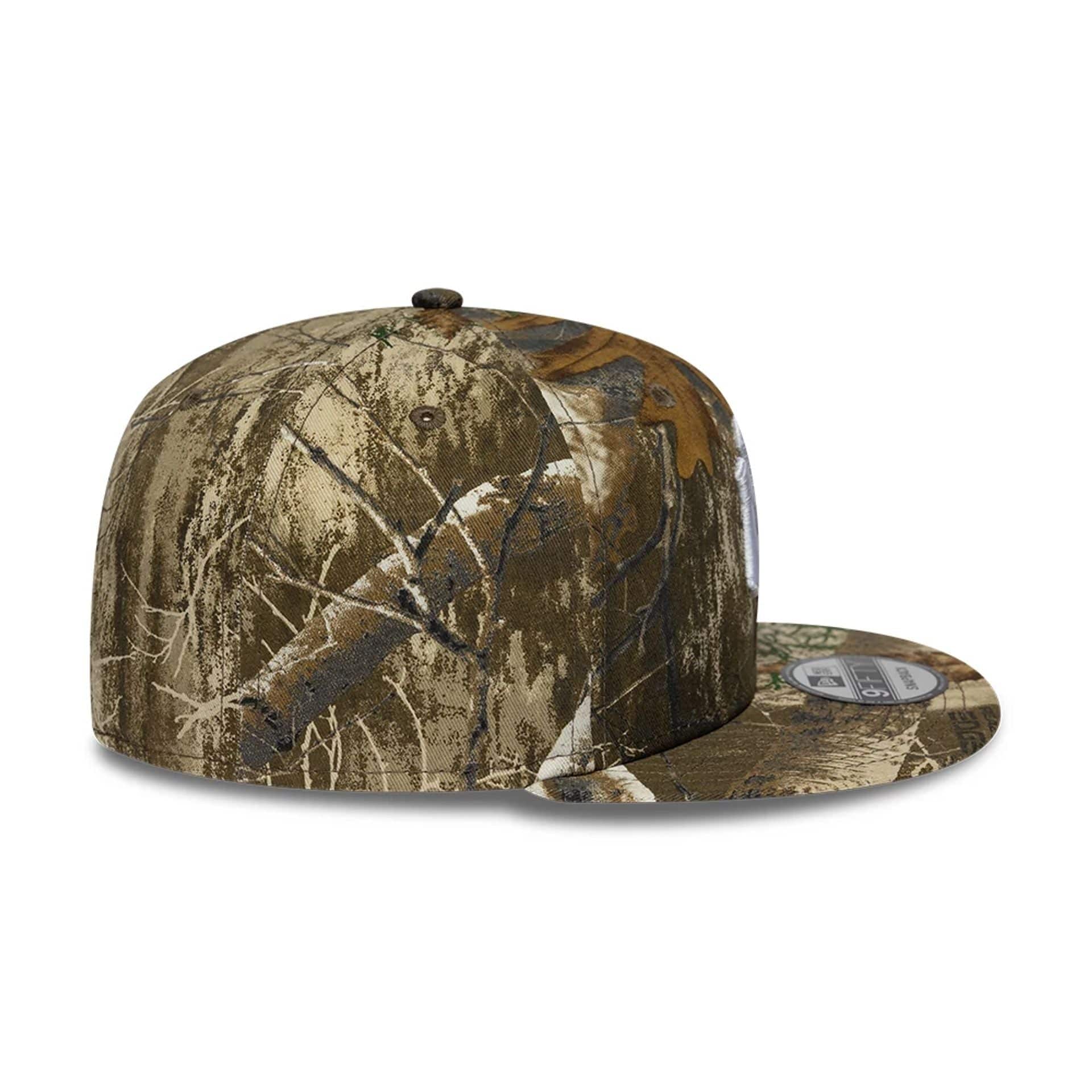 New York Yankees MLB Real Tree Beige 9FIFTY Snapback Cap - Image 5