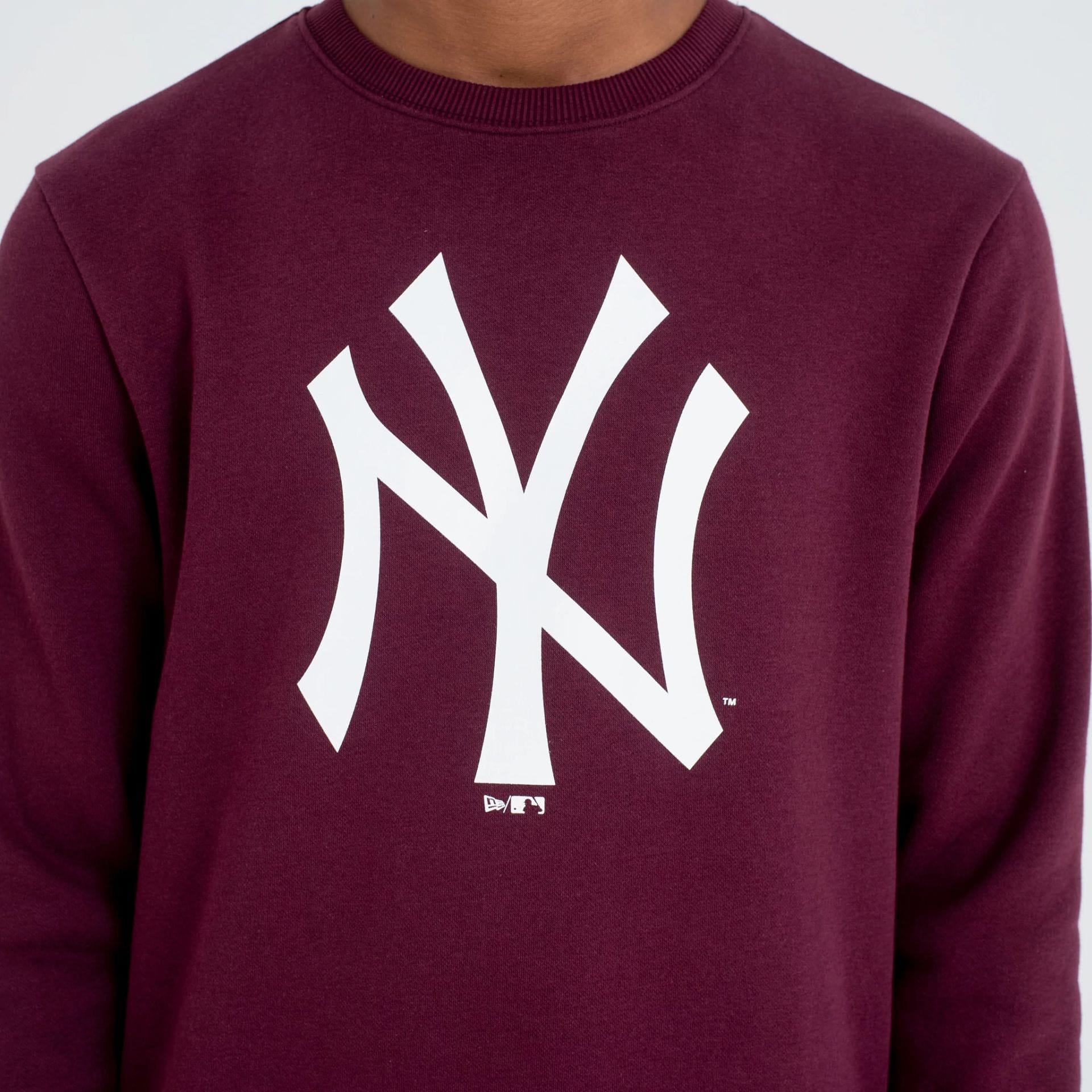 New York Yankees MLB Regular Dark Purple Crew Neck Sweatshirt - Image 4