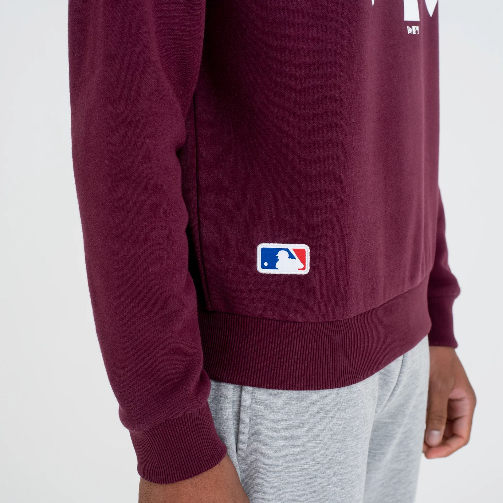 New York Yankees MLB Regular Dark Purple Crew Neck Sweatshirt - Image 5
