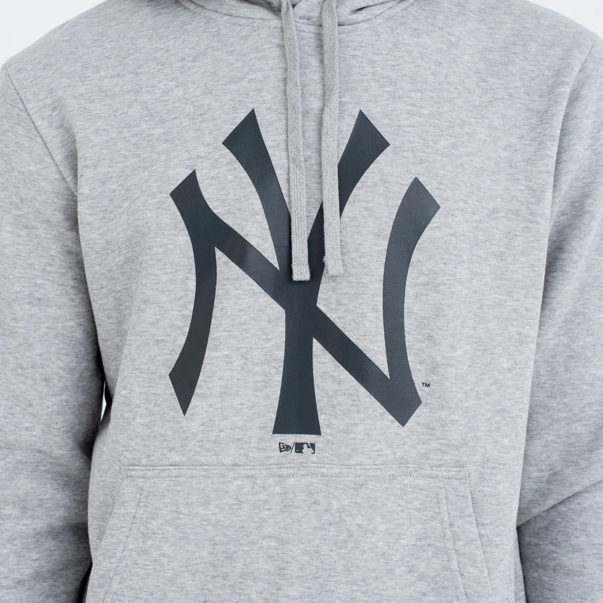 New York Yankees MLB Regular Grey Pullover Hoodie - Image 4
