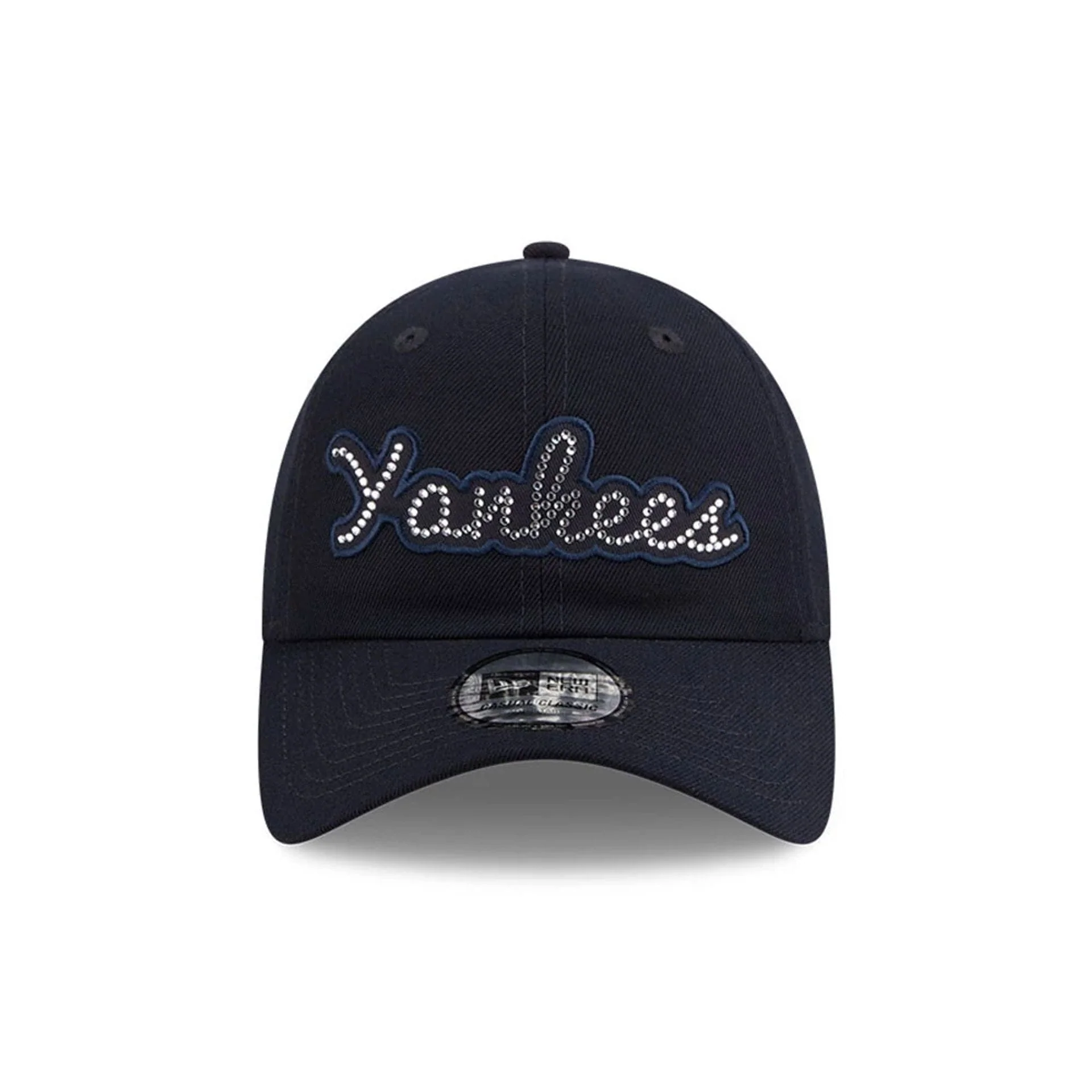 New York Yankees MLB Rhinestone Navy Casual Classic Adjustable Cap - Image 3