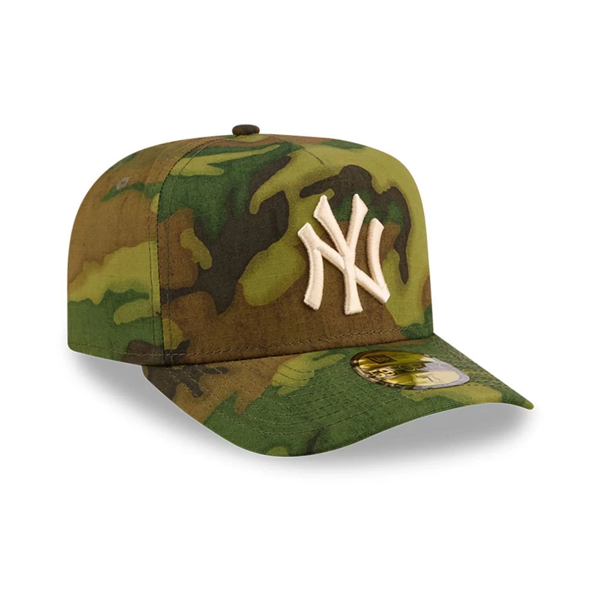 New York Yankees MLB Ripstop Camo 59FORTY A-Frame Fitted Cap - Image 4