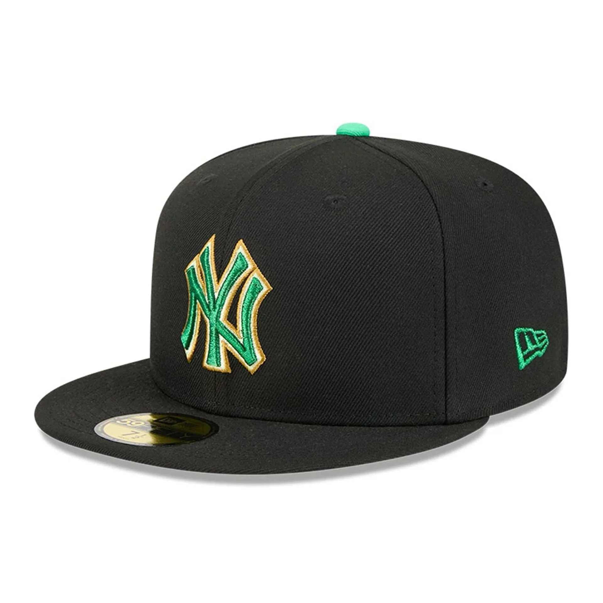 New York Yankees MLB Saint Patrick's Day Black 59FIFTY Fitted Cap - Image 3
