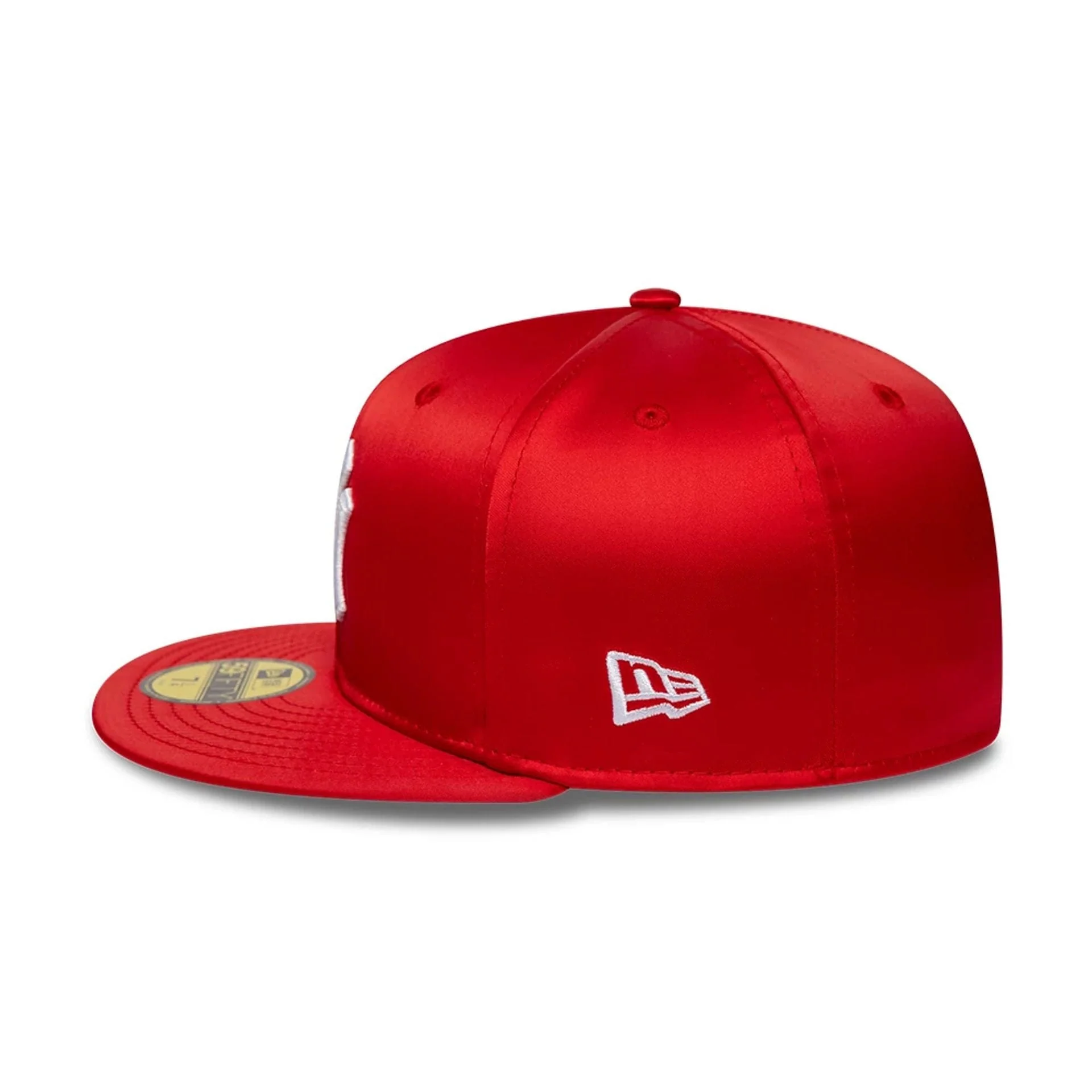 New York Yankees MLB Satin Red 59FIFTY Fitted Cap - Image 4